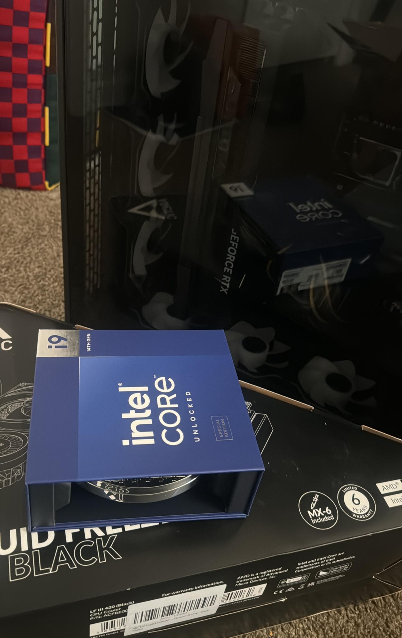 Msi z790 meg ace and intel I9 1400ks