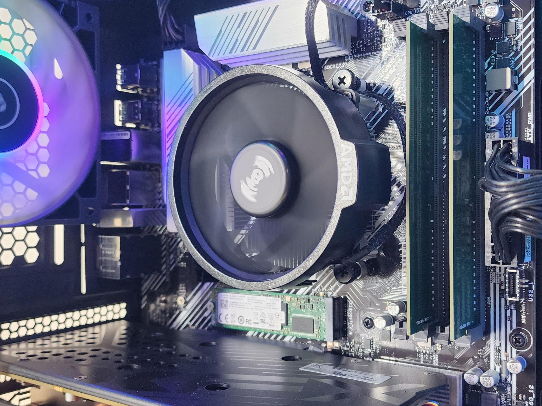 Gaming PC Ryzen 5 5500 16GB RAM 256GB SSD RX 580 8GB Windows 11 Computer