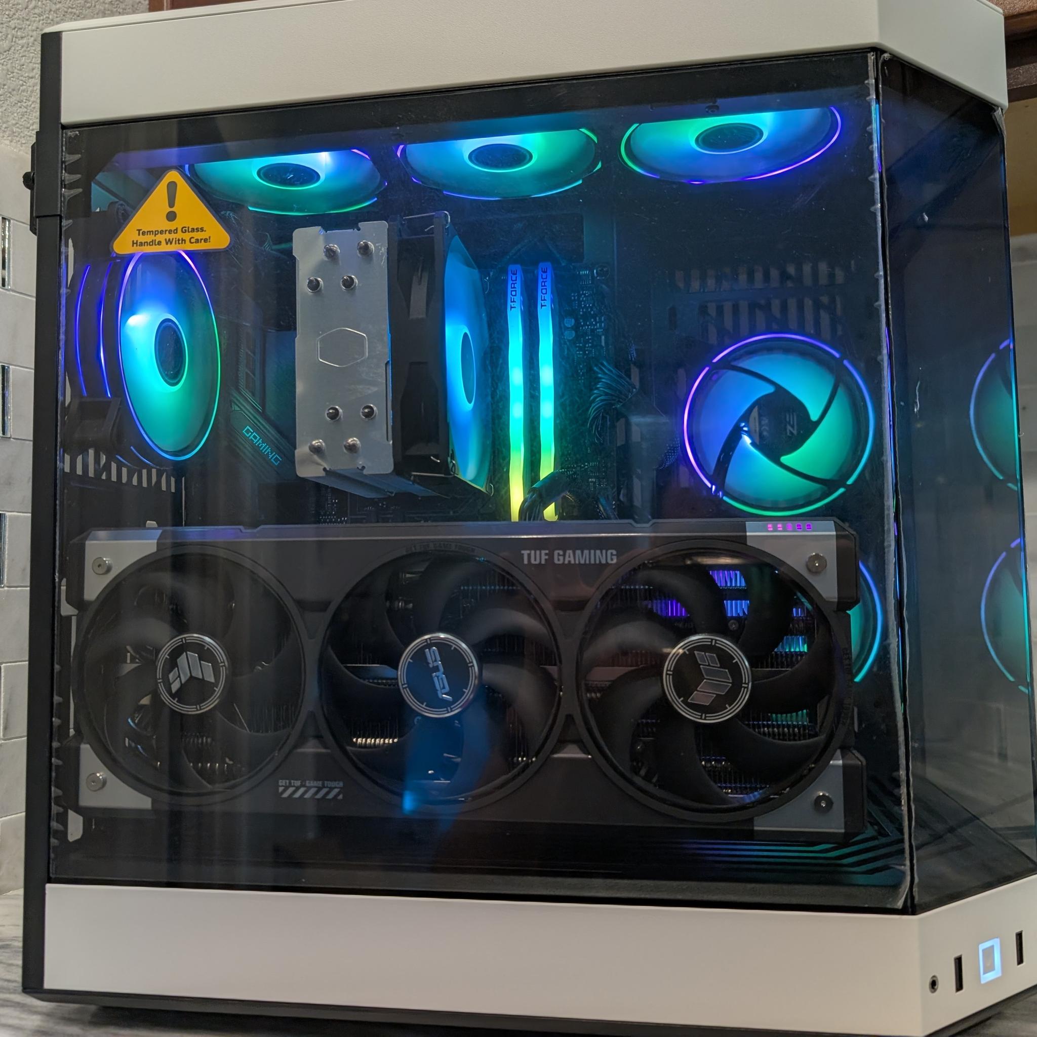 ASUS TUF 5080 | Ryzen 9 9900X | 32 GB DDR5 RAM | HYTE Y60 PC CASE | Gaming Desktop PC
