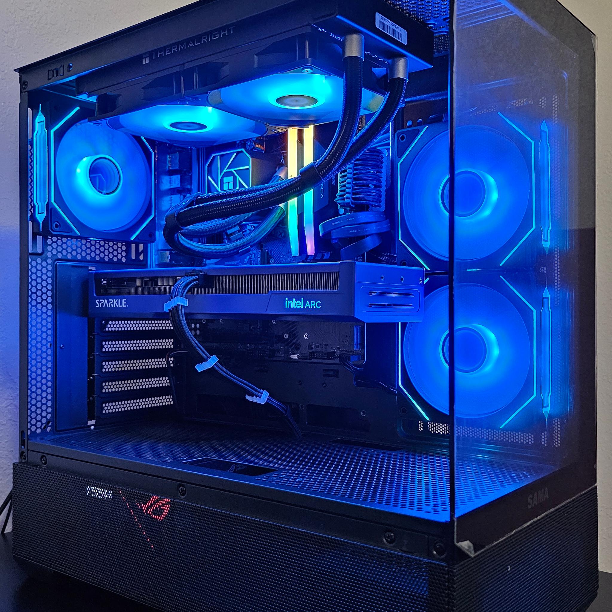 ⚡PROJECT ARC⚡ ARC B580 - Ryzen 5 9600X - 16GB DDR5 - 1TB SSD - 1080P-1440P GAMING PC