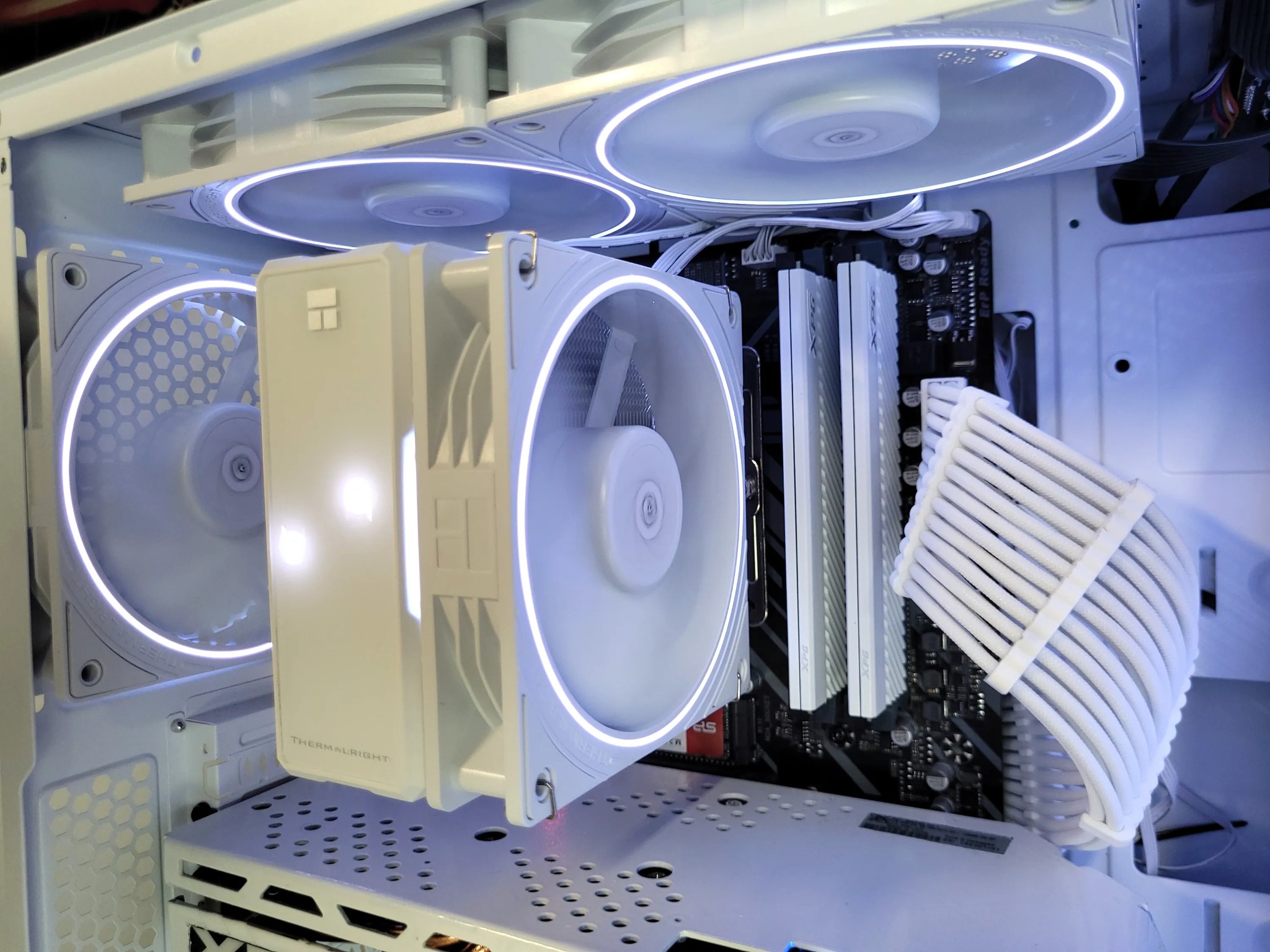 All White Budget Gaming PC | Ryzen 5 | XFX RX 580 8gb GPU