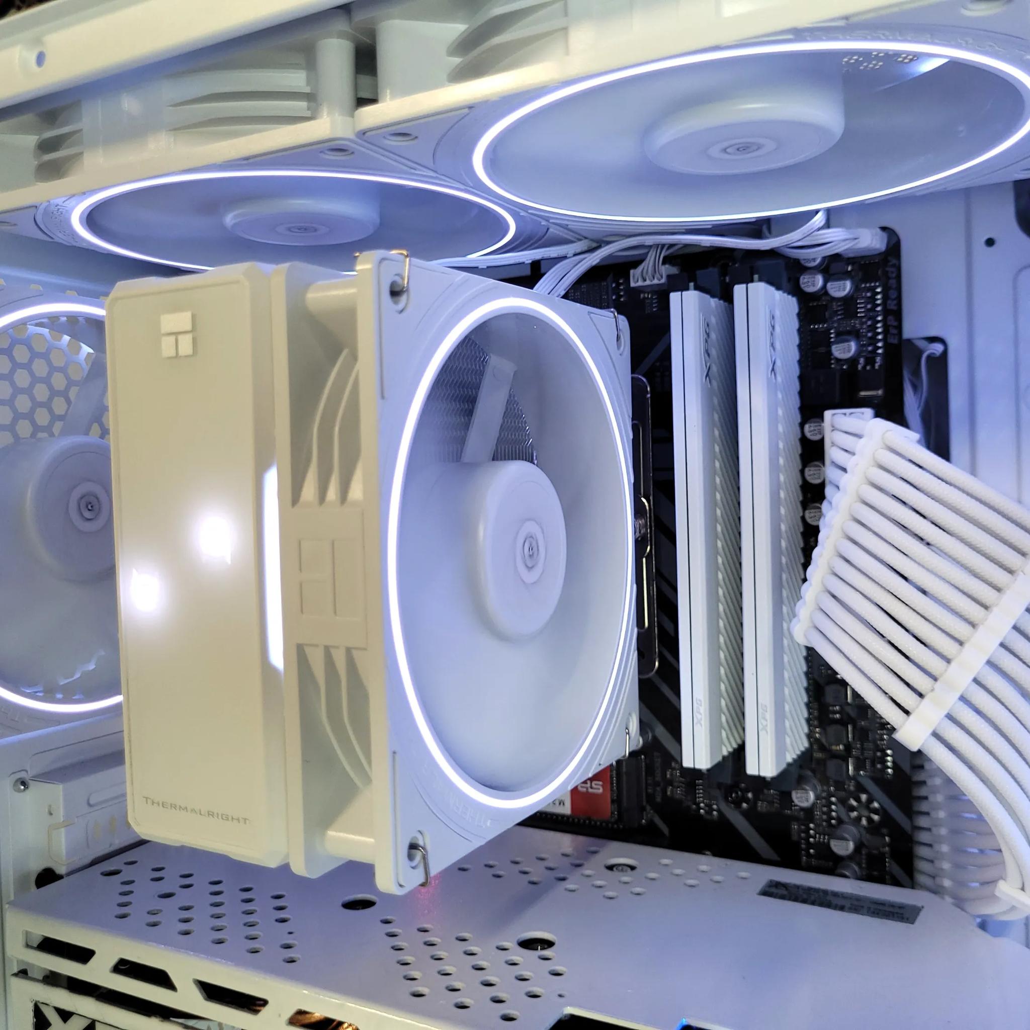 All White Budget Gaming PC | Ryzen 5 | XFX RX 580 8gb GPU