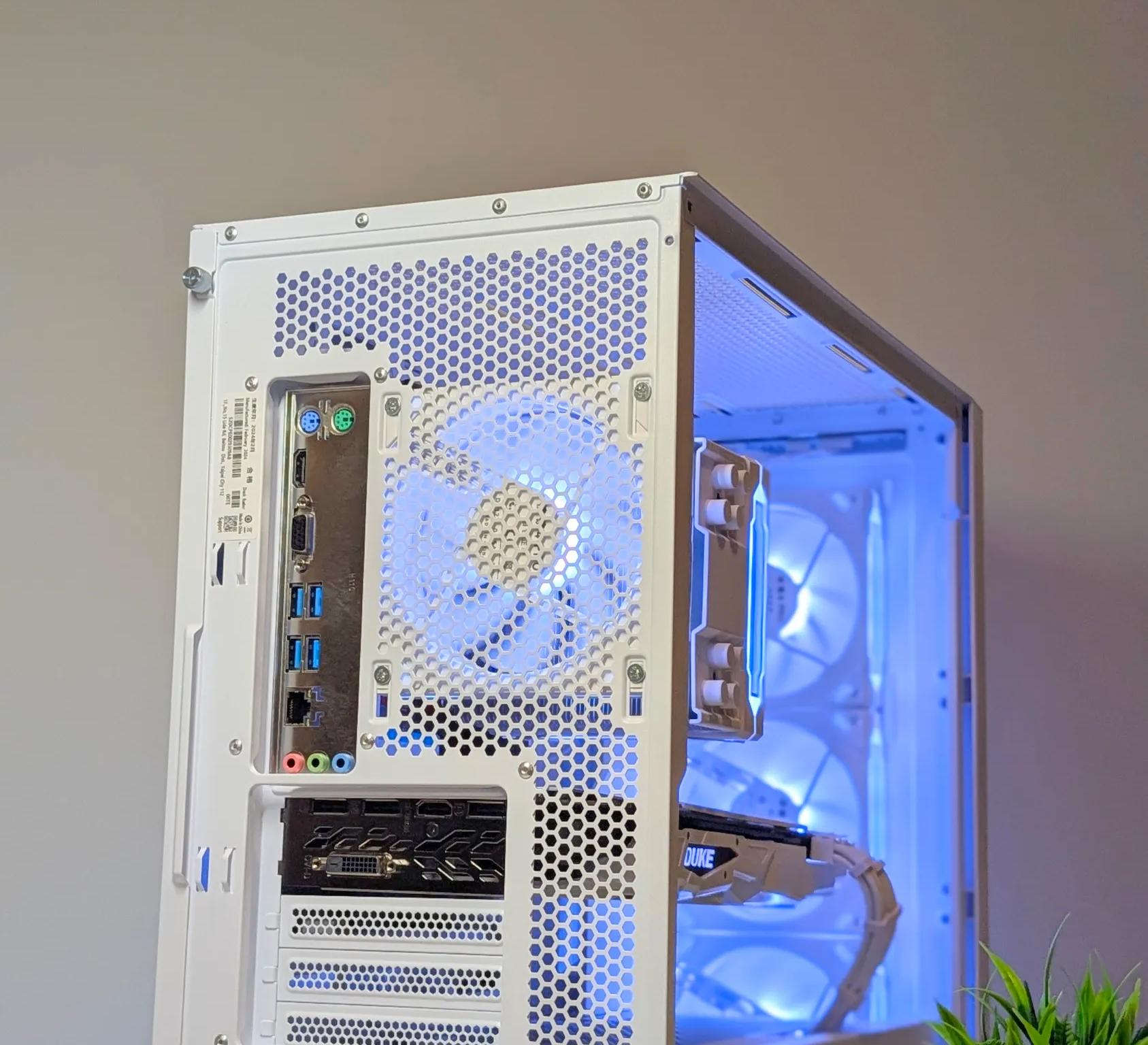 BUDGET 1080P BEAST | ARGB | 16GB RAM | RYZEN 5 | 1TB NVME SSD | GTX 1080 | WIN 11 | WHITE CUSTOM PC