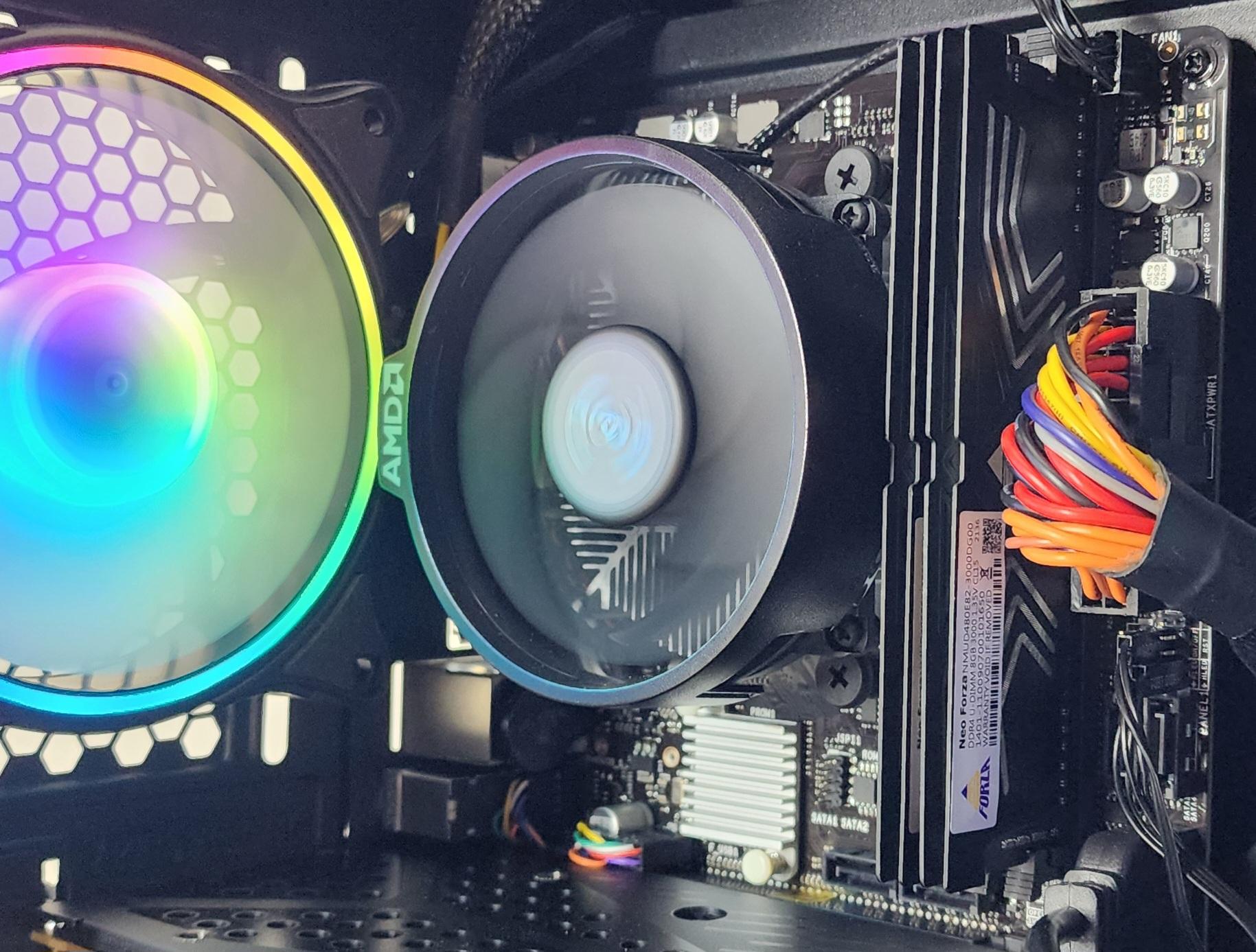 Gaming PC Ryzen 3 4100 16GB RAM 500GB SSD RX 580 8GB Windows 11 Computer