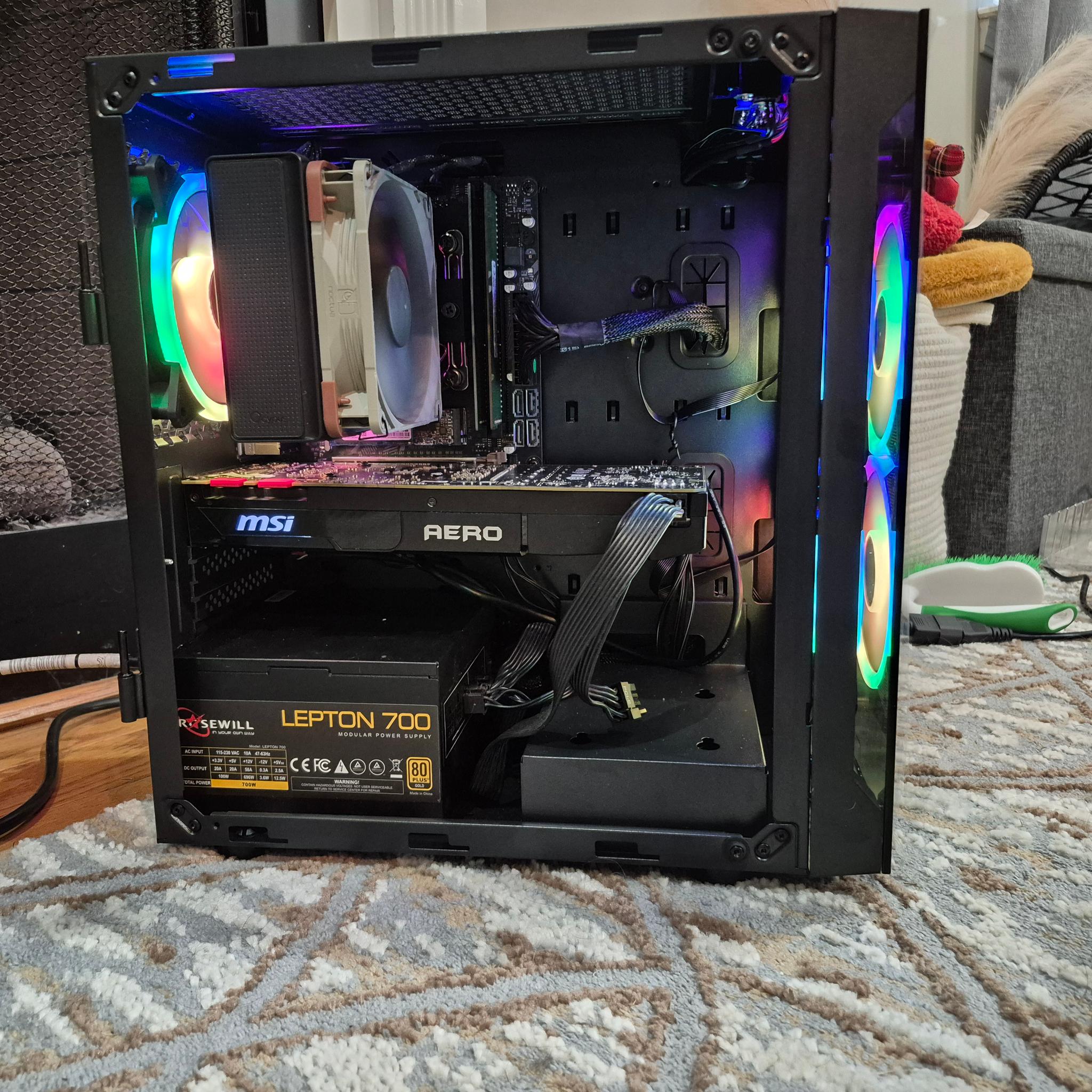 Quiet Compact Starter | Warranty Included | i5-10500T, 16GB RAM, GTX 1080 8GB, 512GB NVME, Win11