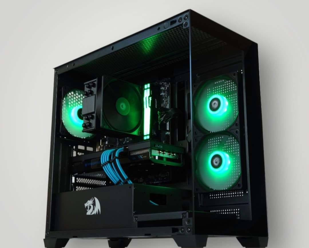 🖤🩵  Predator BiFrost Intel Arc A750 Gaming PC◼️ AMD Ryzen 5 3600 6 core◼️ 16GB DDR4◼️ 1TB NVME SSD