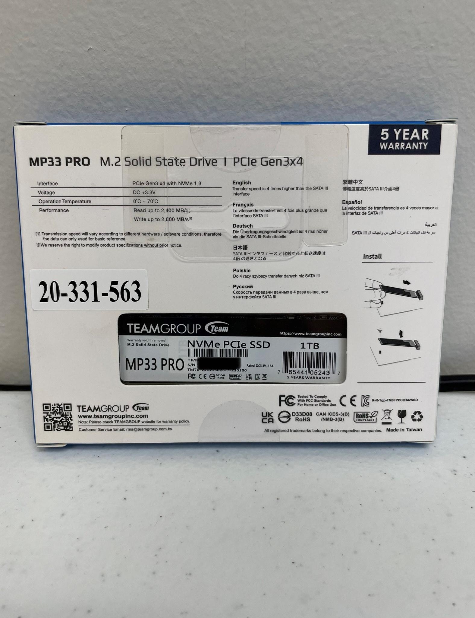 NEW TeamGroup 1TB MP33 PRO