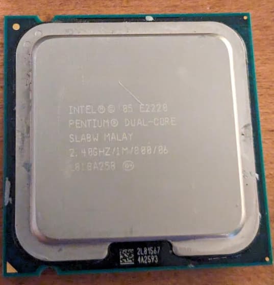NOT WORKING Intel Pentium