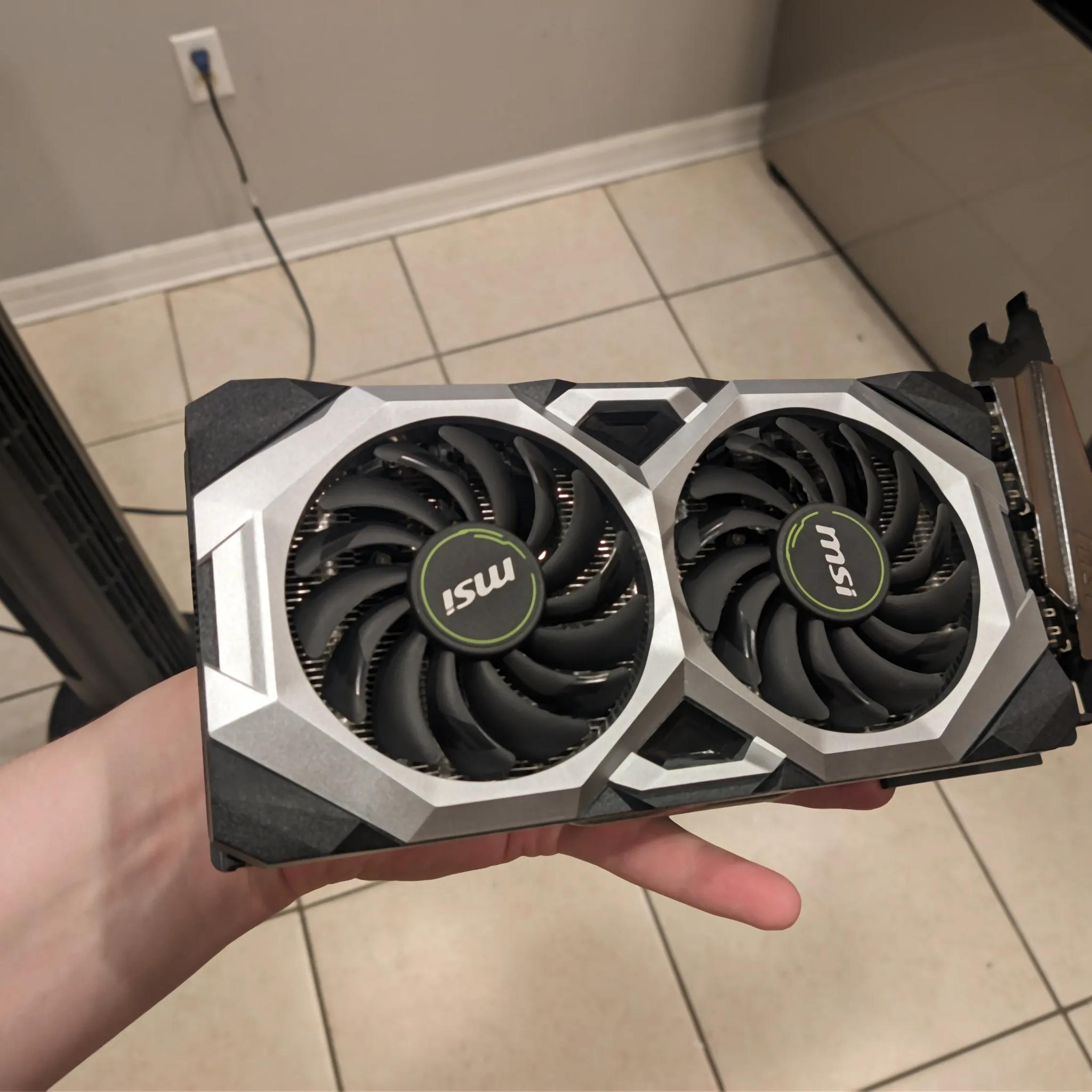 Msi dual fan Nvidia 2070S excellent condition