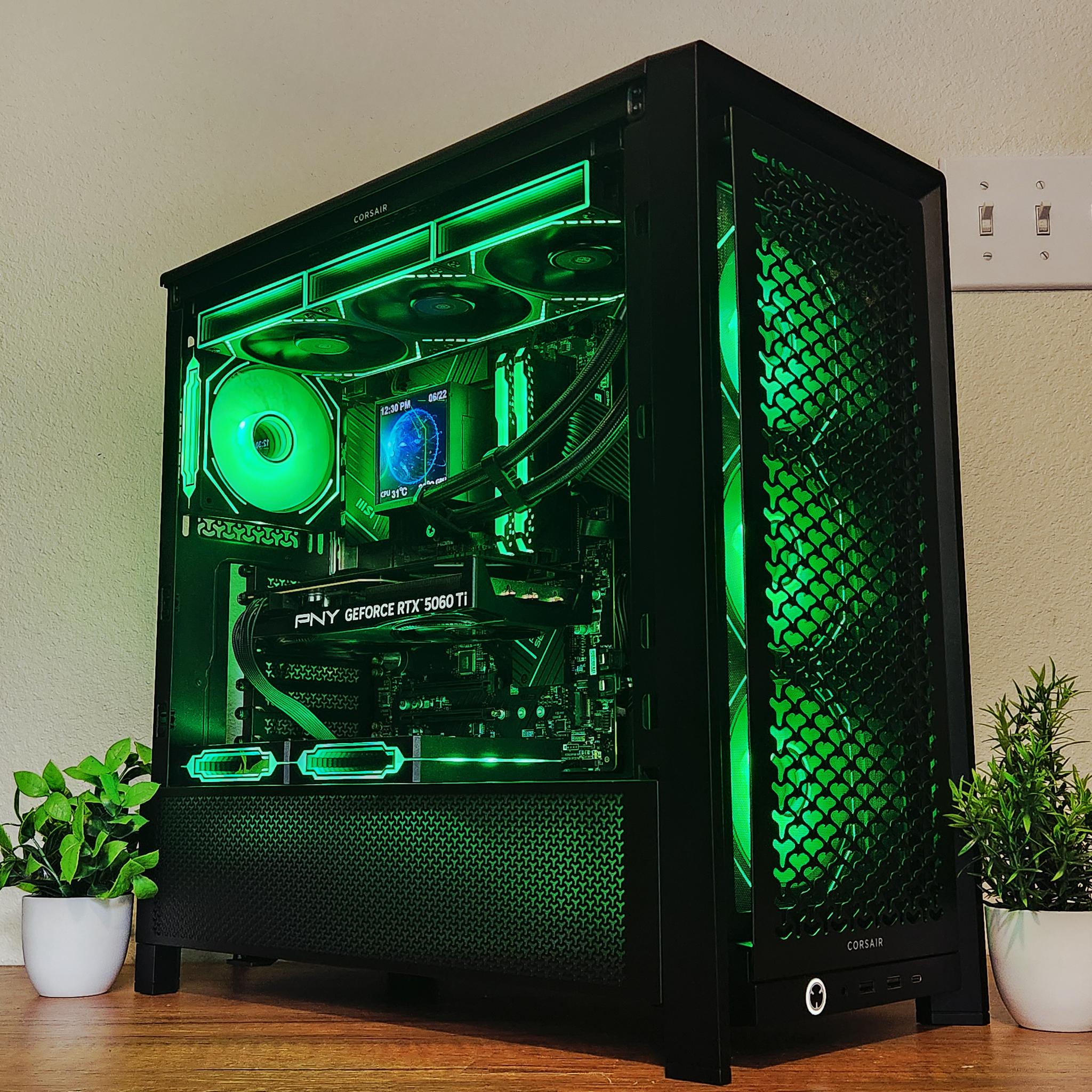 RTX 5060 Ti 16GB | I5 13600KF | 32GB RAM | 4TB NVMe/SSD + HDD | WiFi + BT | WINDOWS 11 Pro