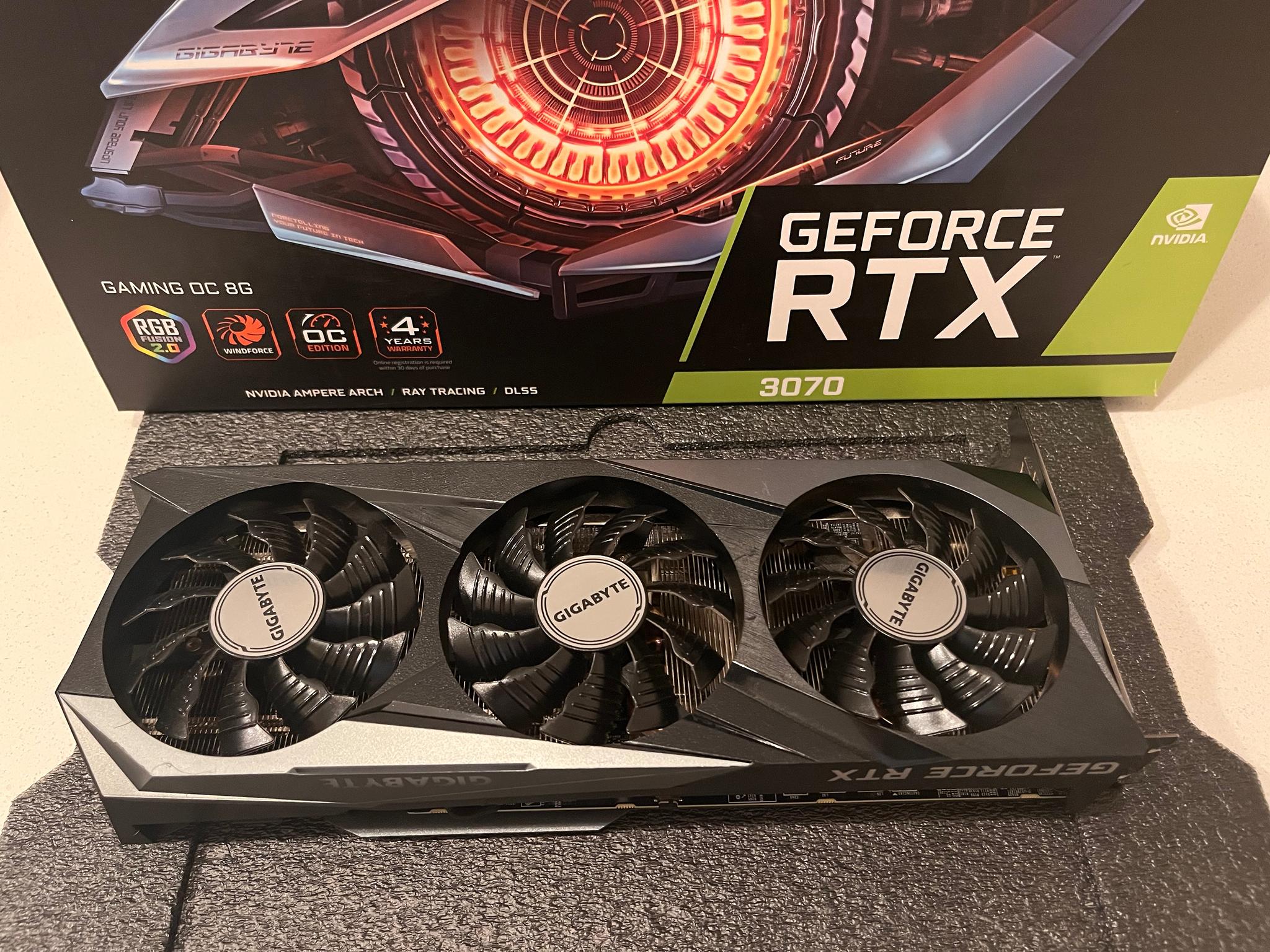 Gigabyte GeForce RTX 3070 Gaming OC 8GB GDDR6