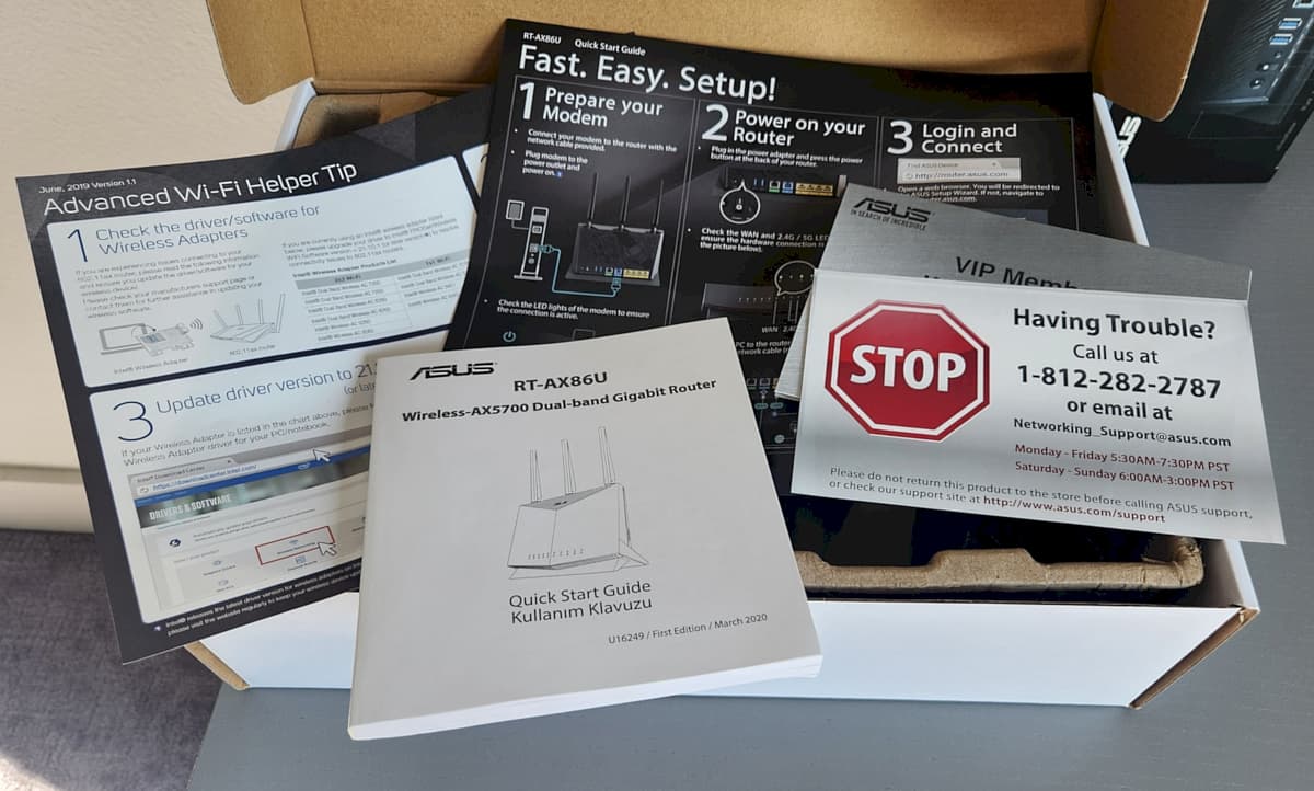 Asus RT-AX86U WiFi 6 gaming router w/AI Mesh