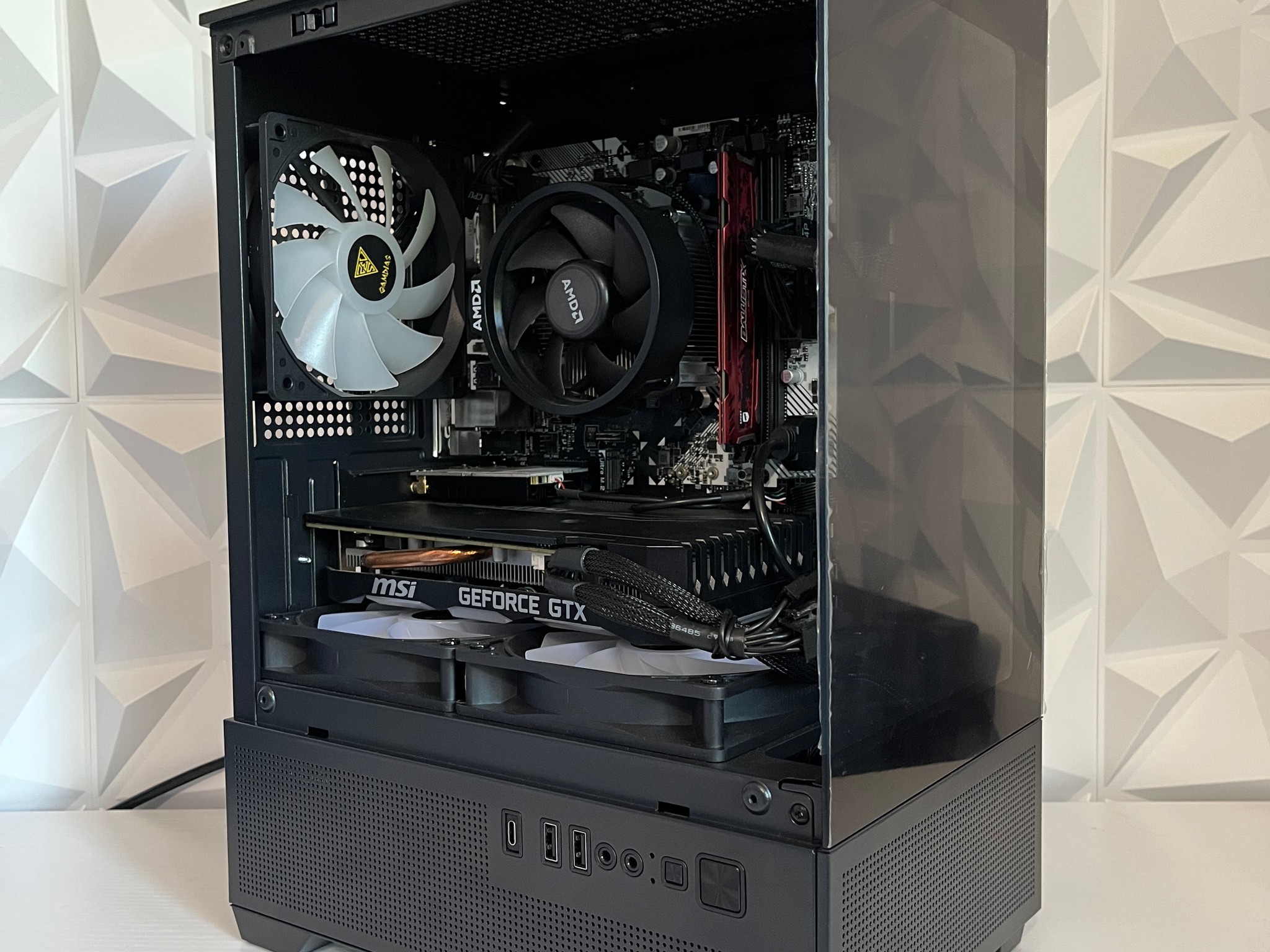 GTX 1660 6GB, Ryzen 5 2600, 8GB RAM | Black RGB Gaming Computer/PC