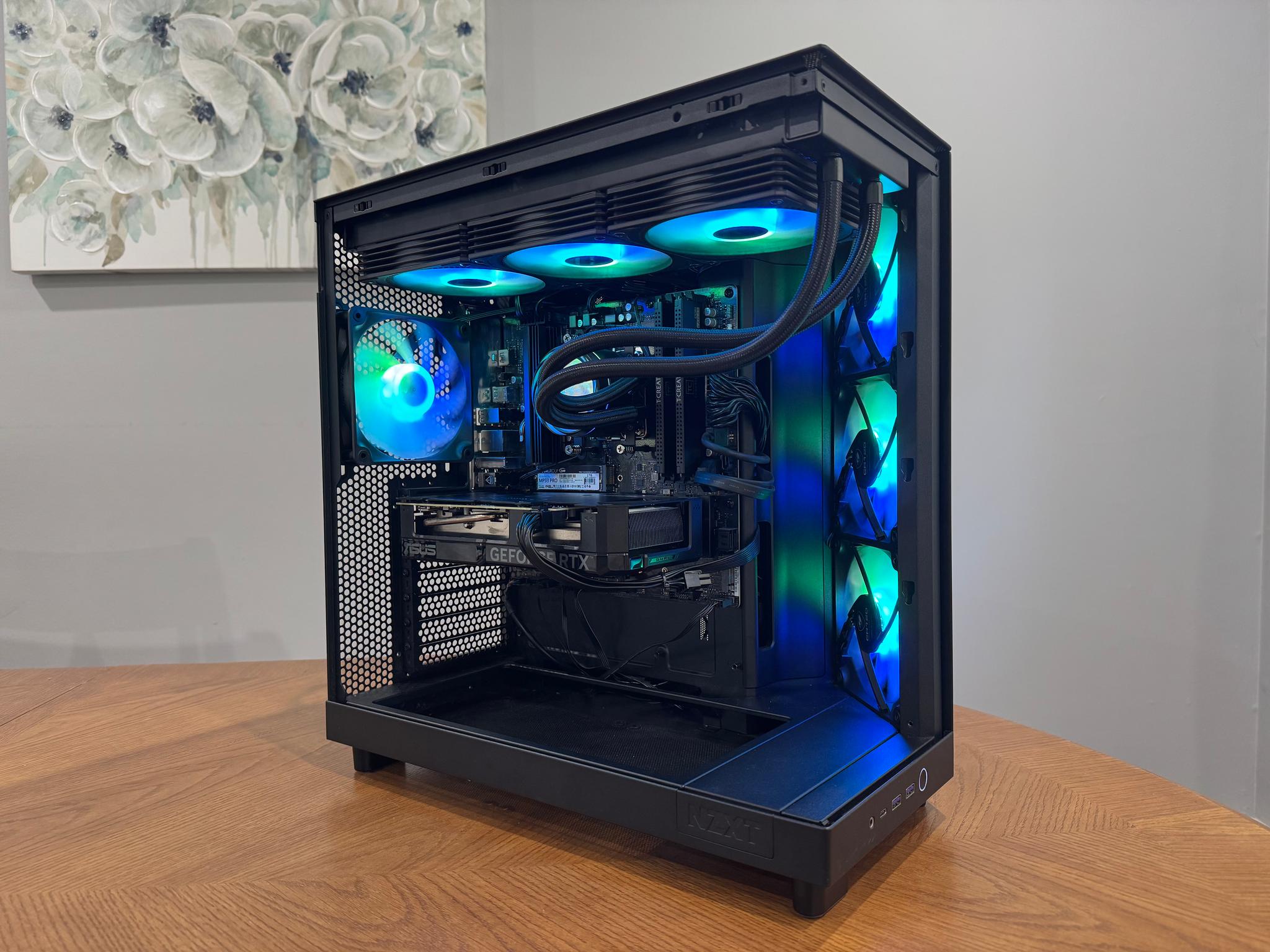 Ryzen 7 9700X | RTX 4060 Ti | 16GB DDR5 | 1TB NVMe | NZXT H6 Flow Gaming PC