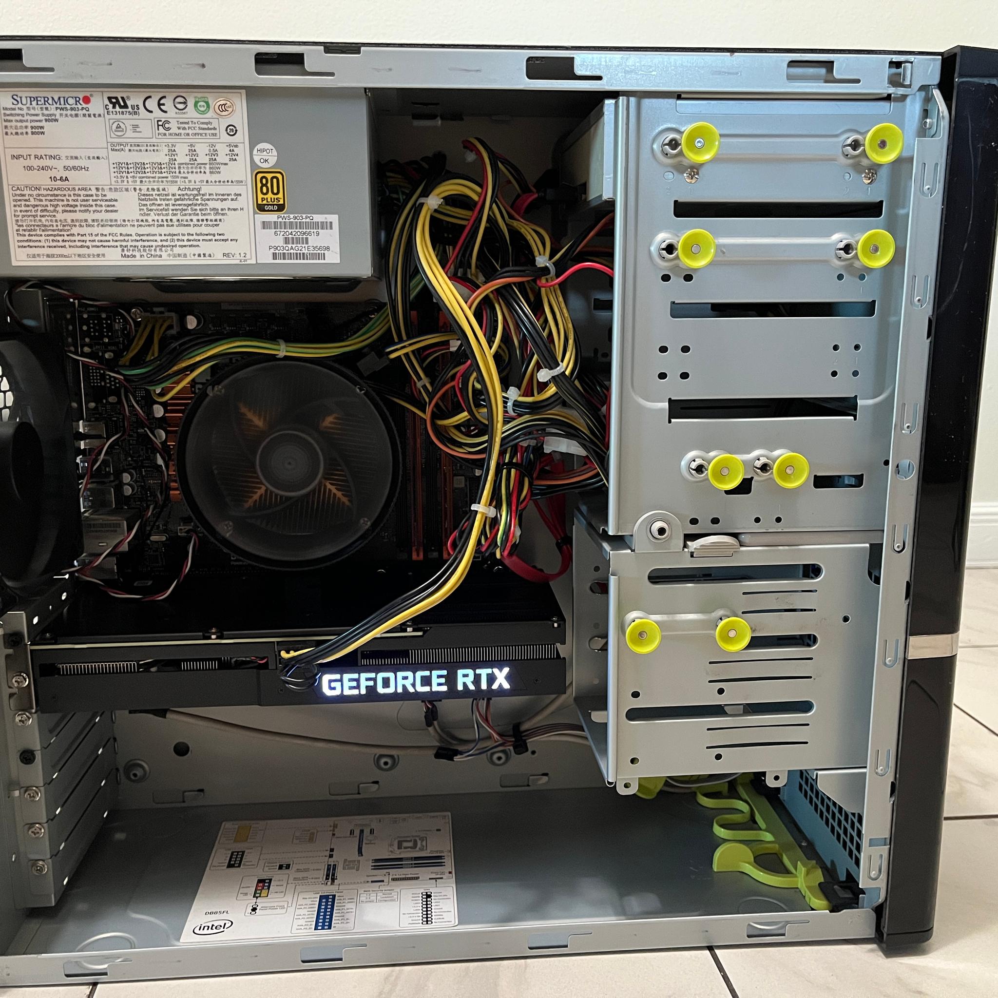 NVIDIA RTX 3070, Intel Core i7-9700f, 16GB RAM, 1TB SSD - High FPS Sleeper Gaming PC w/ Wi-Fi & BT