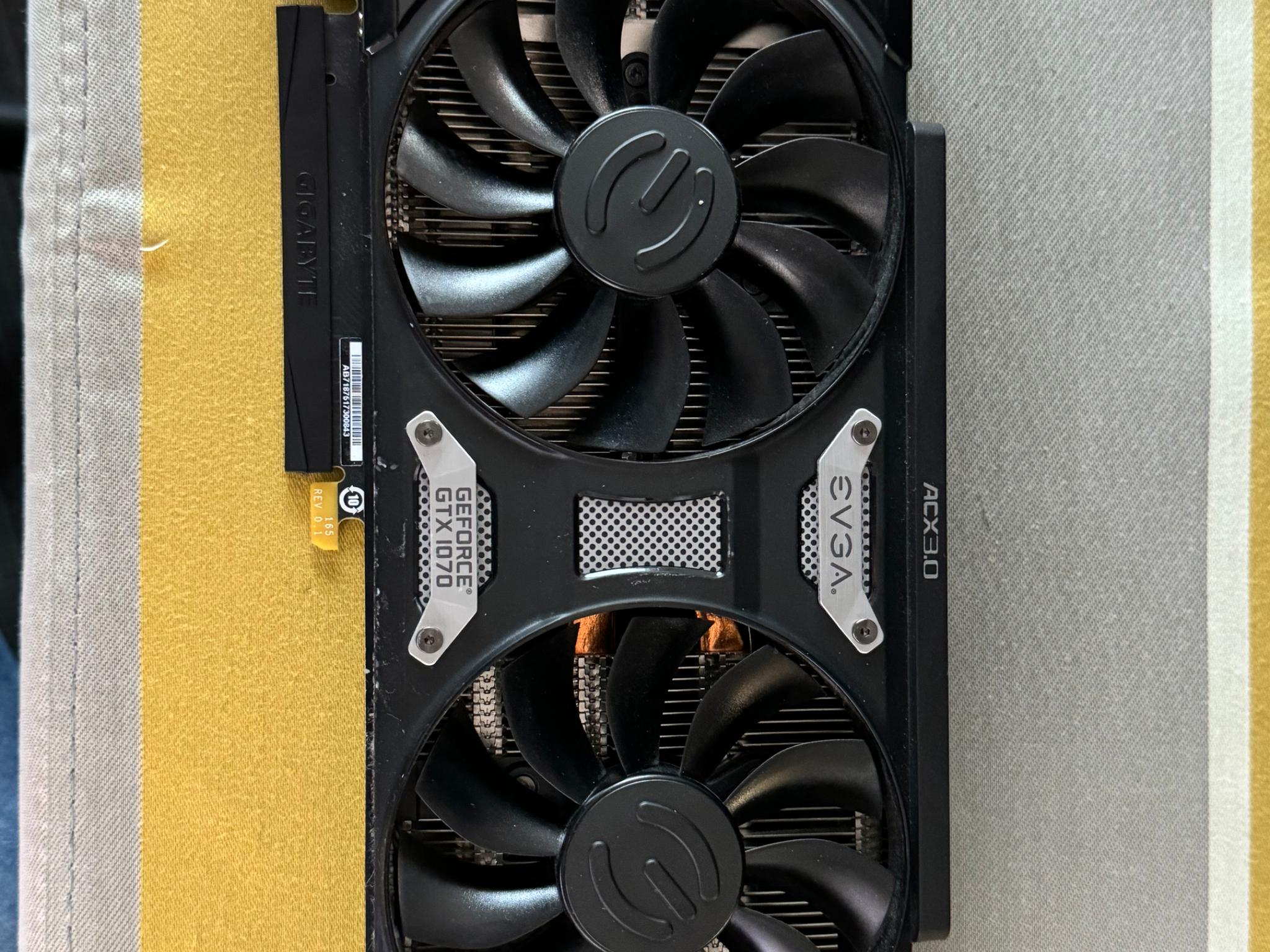 EVGA NVIDIA GEFORCE GTX 1070 SC GAMING, 8GB GDDR5, ACX 3.0, Black Edition