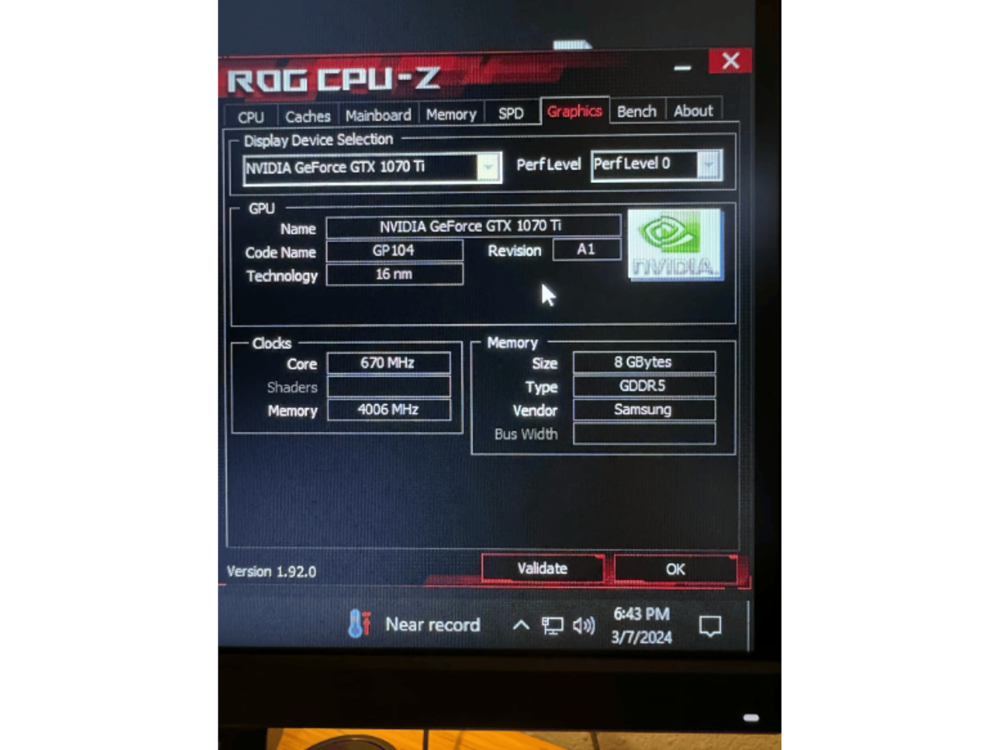 EVGA 1070 ti FTW2