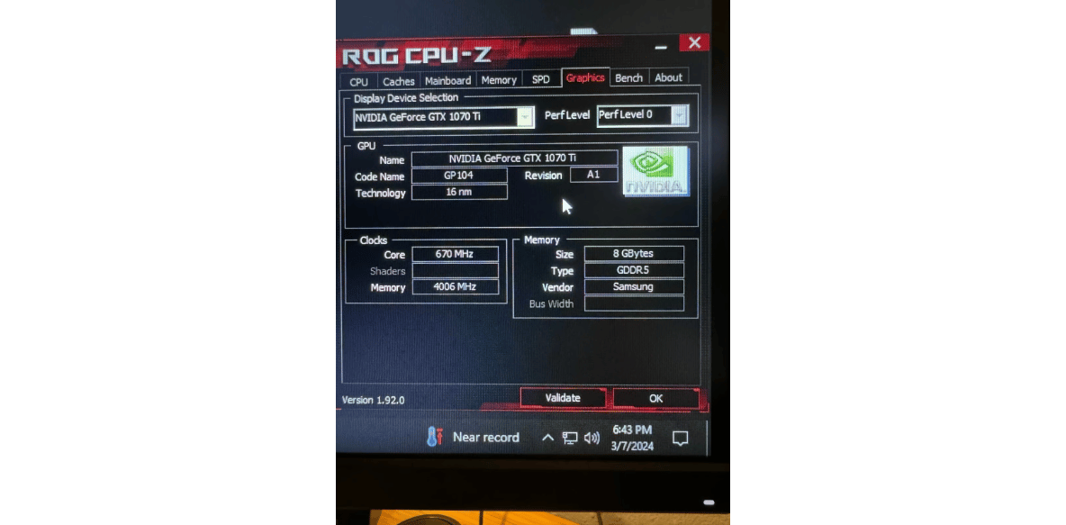 EVGA 1070 ti FTW2