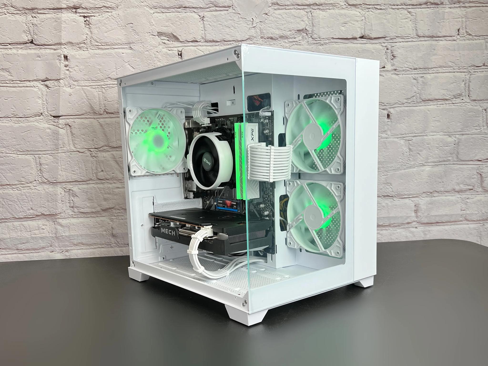 Ryzen 5 3600 RX 6600 16GB RAM 1TB M.2 Wifi 5 Bluetooth Window 10 Gaming PC