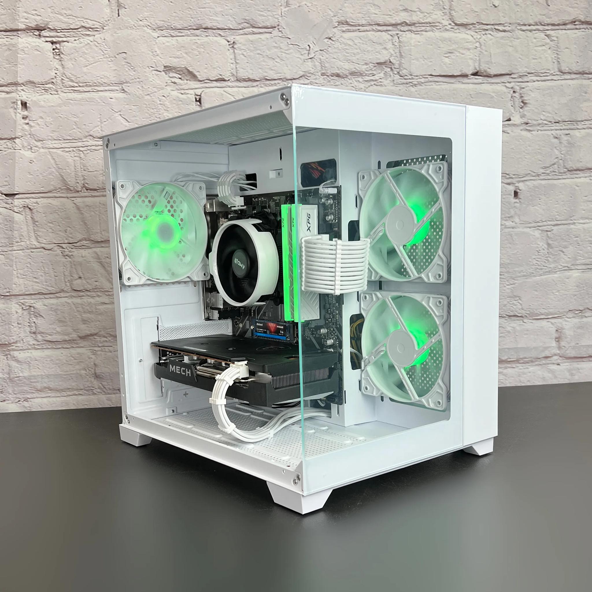 Ryzen 5 3600 RX 6600 16GB RAM 1TB M.2 Wifi 5 Bluetooth Window 10 Gaming PC
