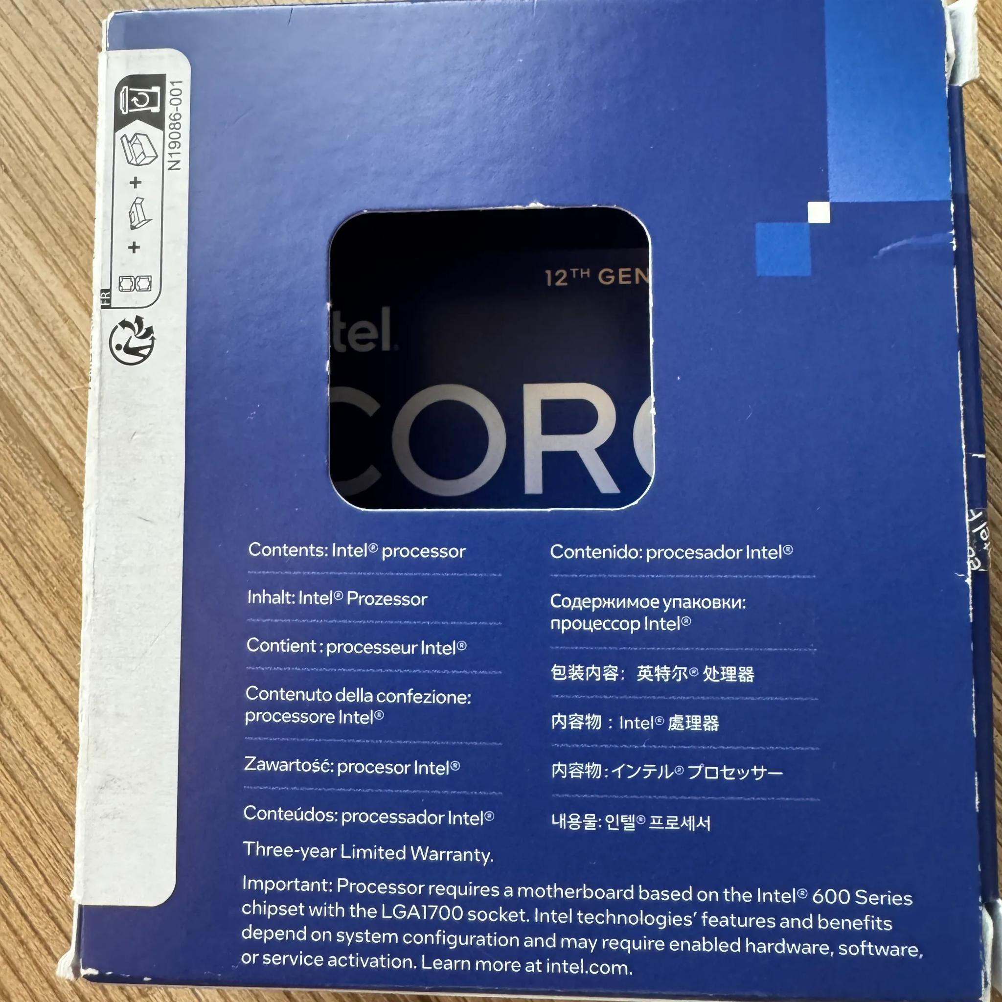 Intel Core i9-12900K LGA1700 30MB Cache 5.2GHz 16 Core New Open Box