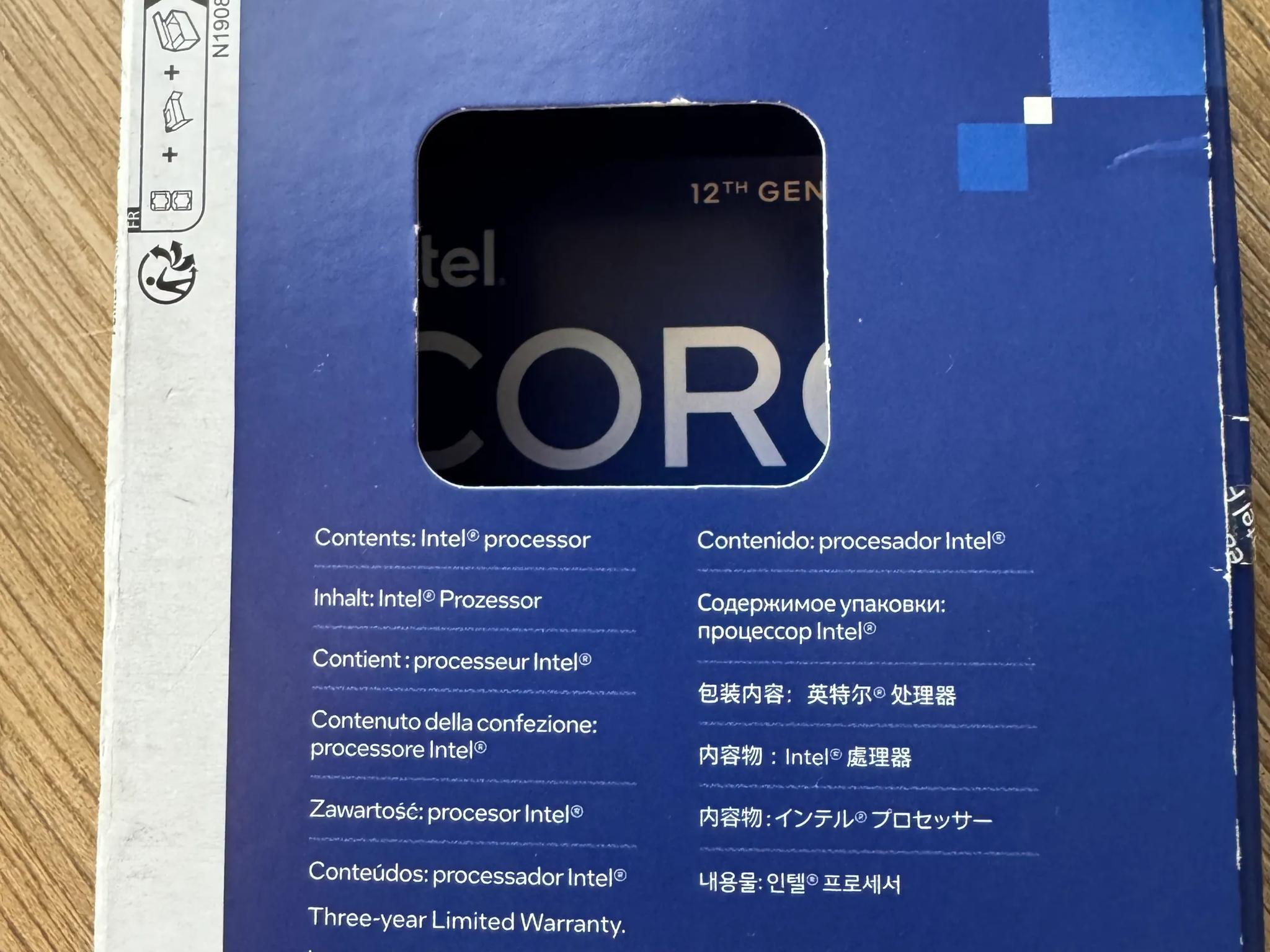 Intel Core i9-12900K LGA1700 30MB Cache 5.2GHz 16 Core New Open Box