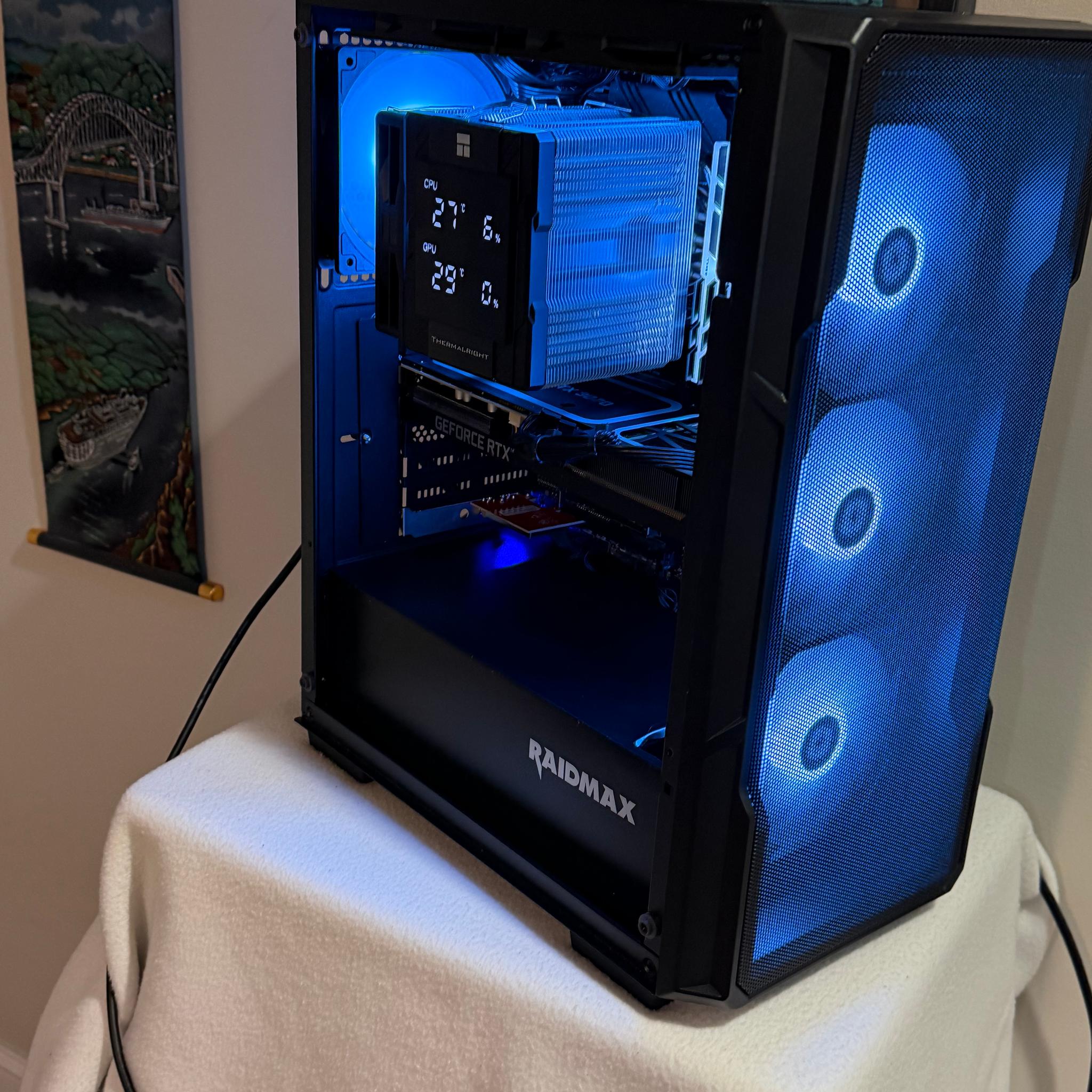 Awesome i5 14400F, 32GB DDR4 Memory, Nvidia RTX 3070 8GB, 1 TB M.2 Storage Gaming System