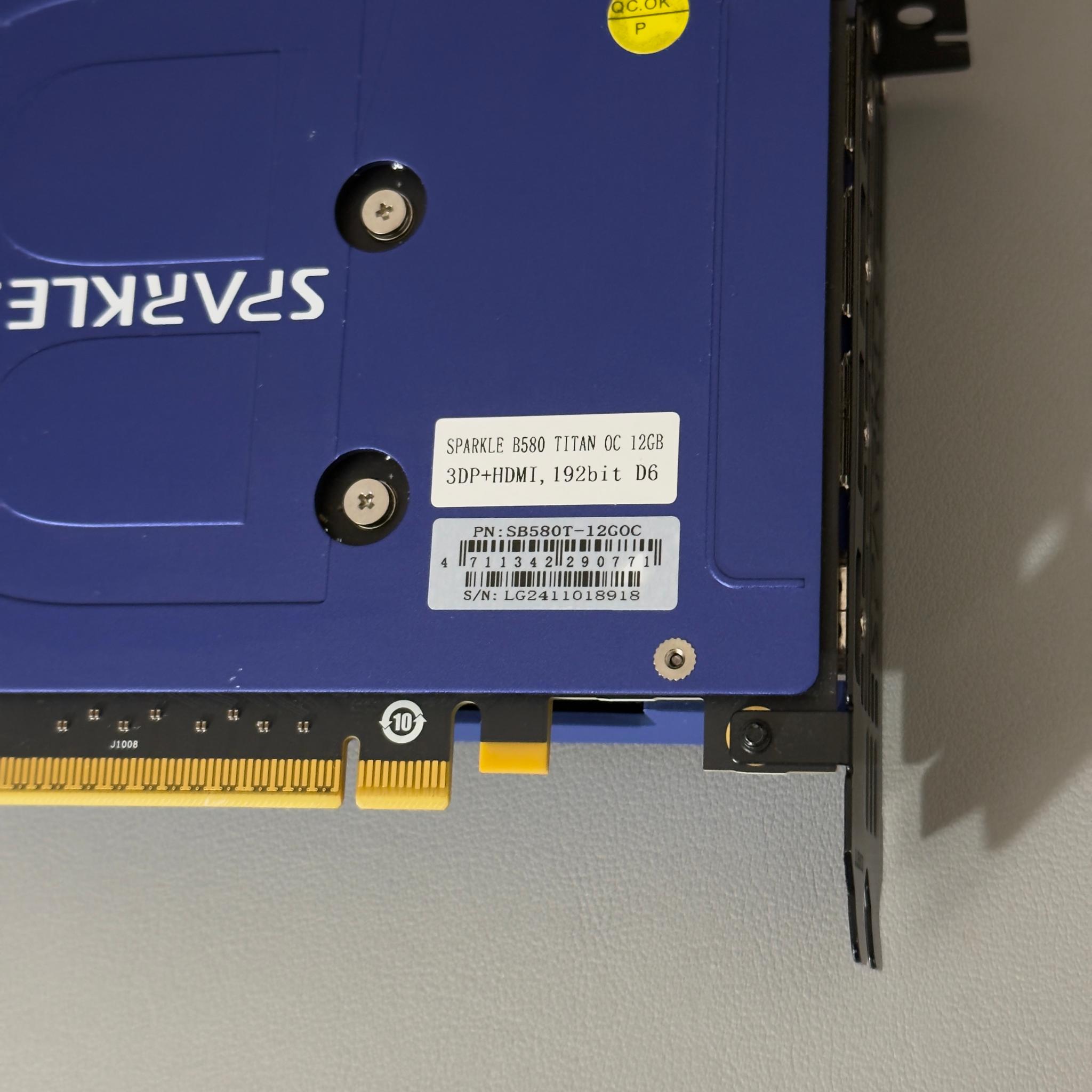 Intel B580 GPU
