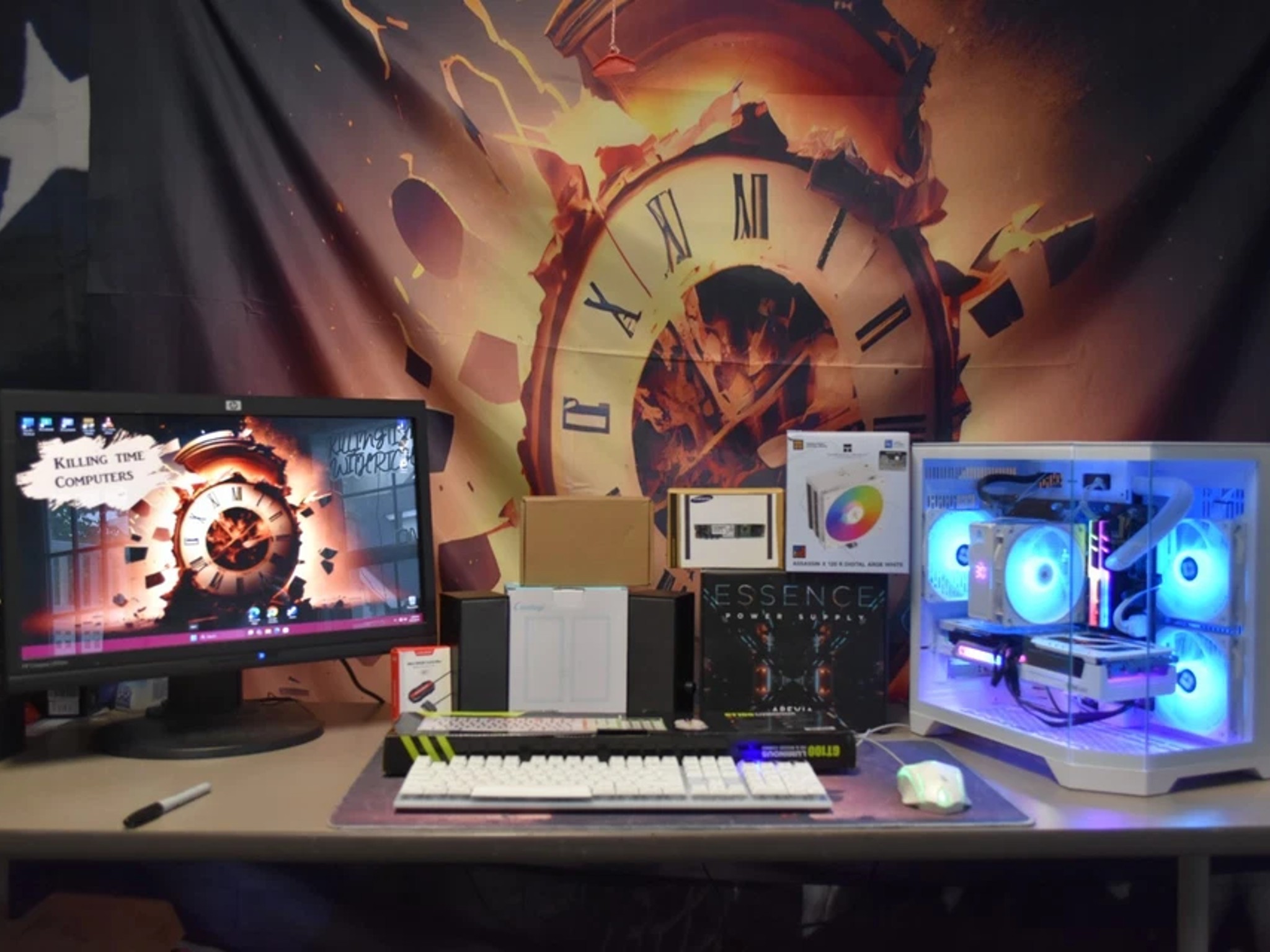 Intel I 5 9400 F 9th Gen 6 Cores 6 threads RAM 16 gb RGB GPU intel arc B580 12GB 1TB MVME+ Extra