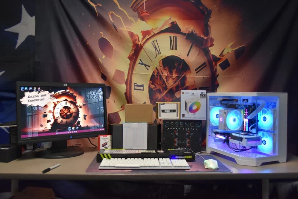 Intel I 5 9400 F 9th Gen 6 Cores 6 threads RAM 16 gb RGB GPU intel arc B580 12GB 1TB MVME+ Extra