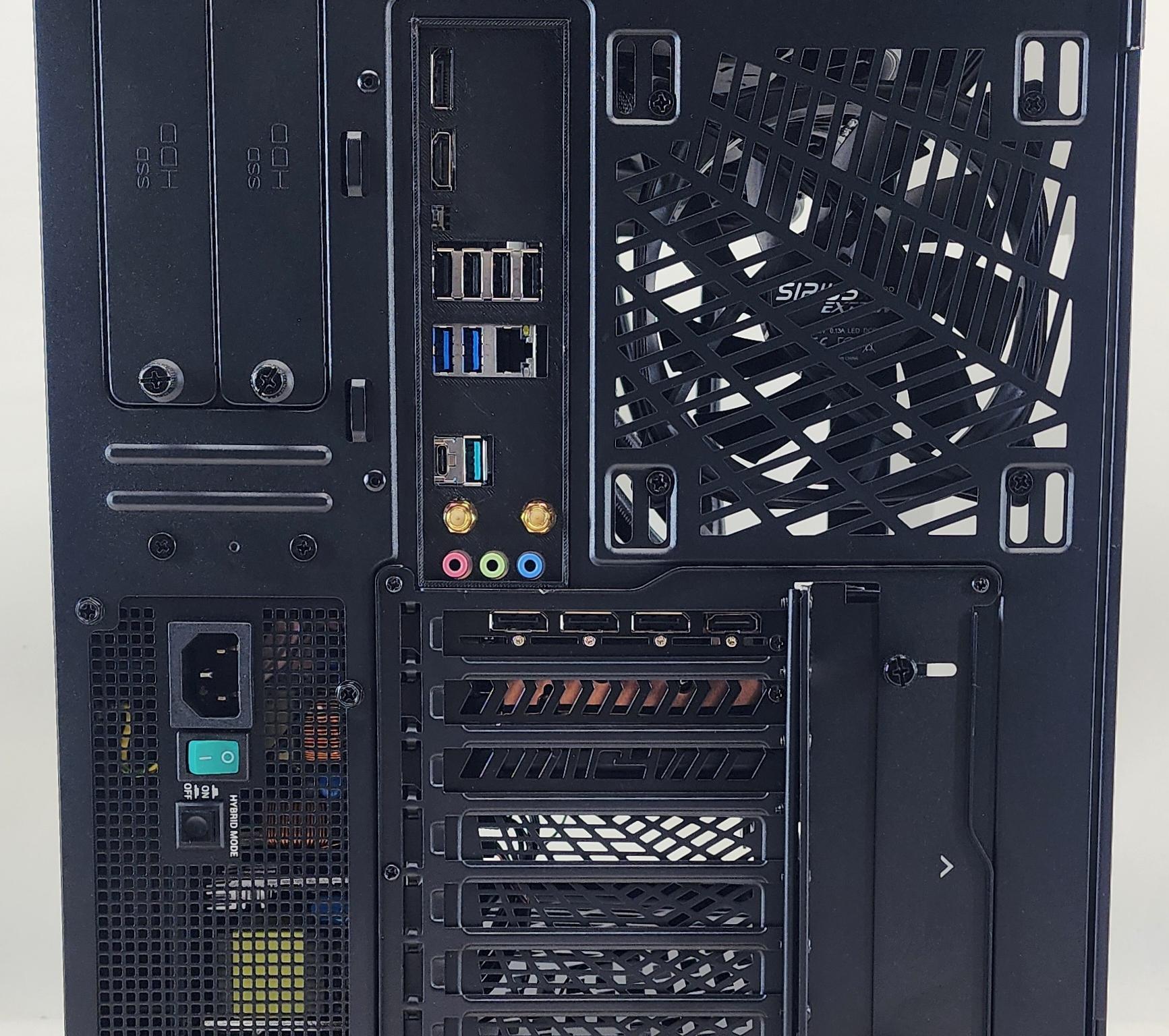 Gaming PC Ryzen 9 9900X 48GB RAM 2TB SSD RX 7900 XTX 24GB Windows 11 Computer