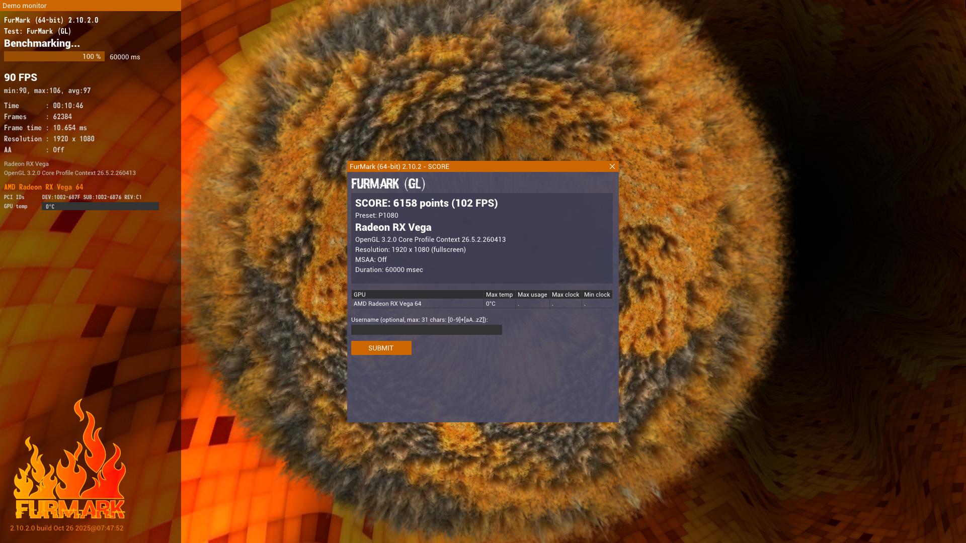AMD Vega 64 Reference 8GB HBM2 2048-bit