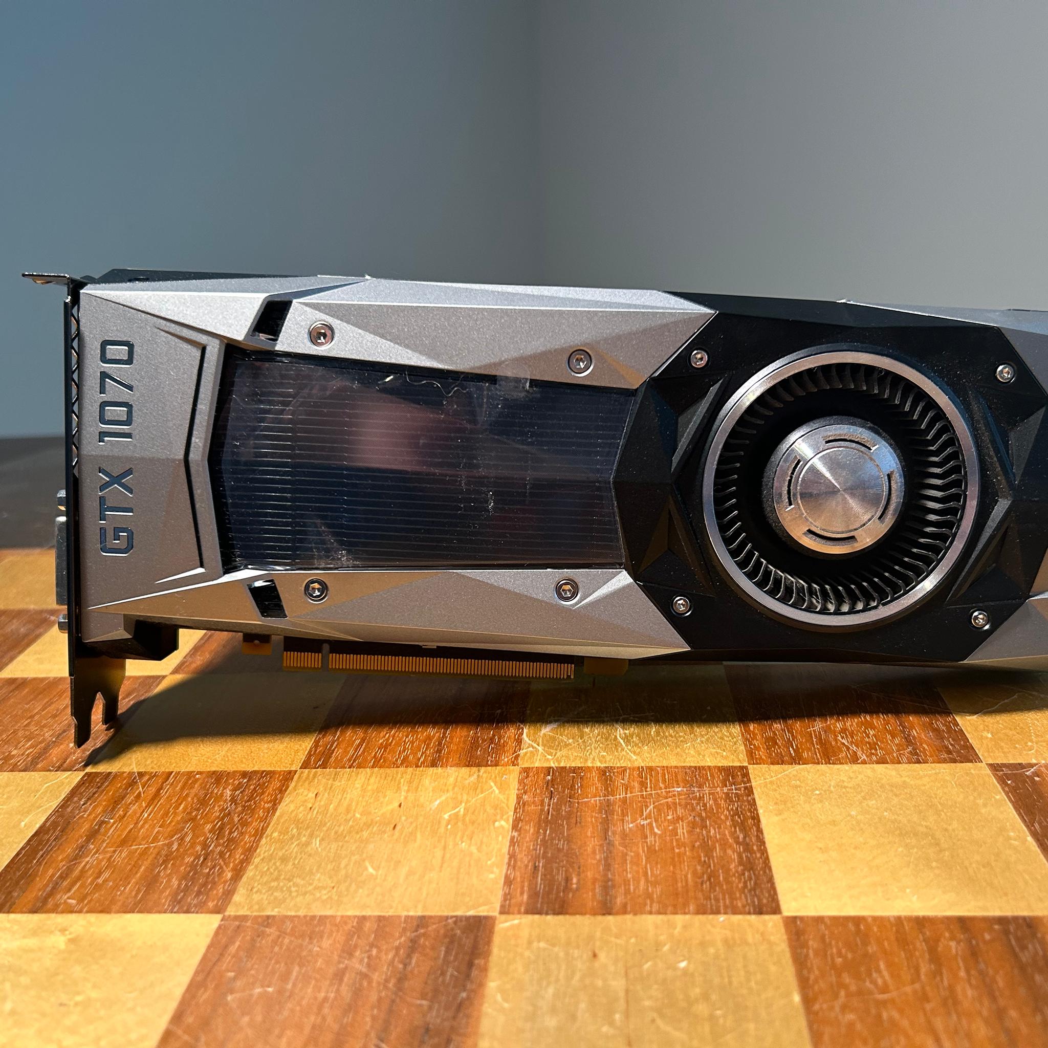 Nvidia GTX 1070 Founder's Edition Cards