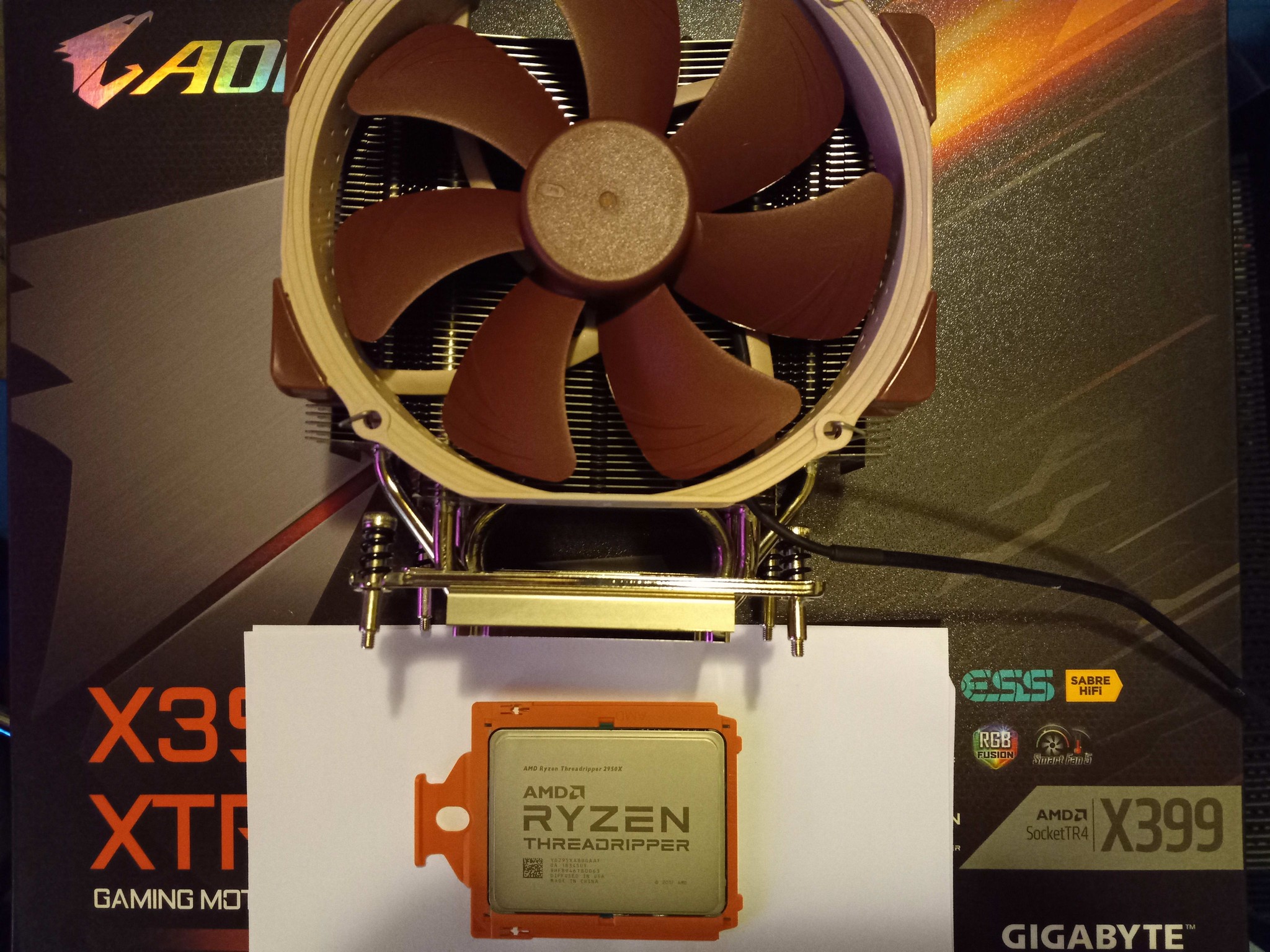 Threadripper 2950x with  Noctua NH-U14S
