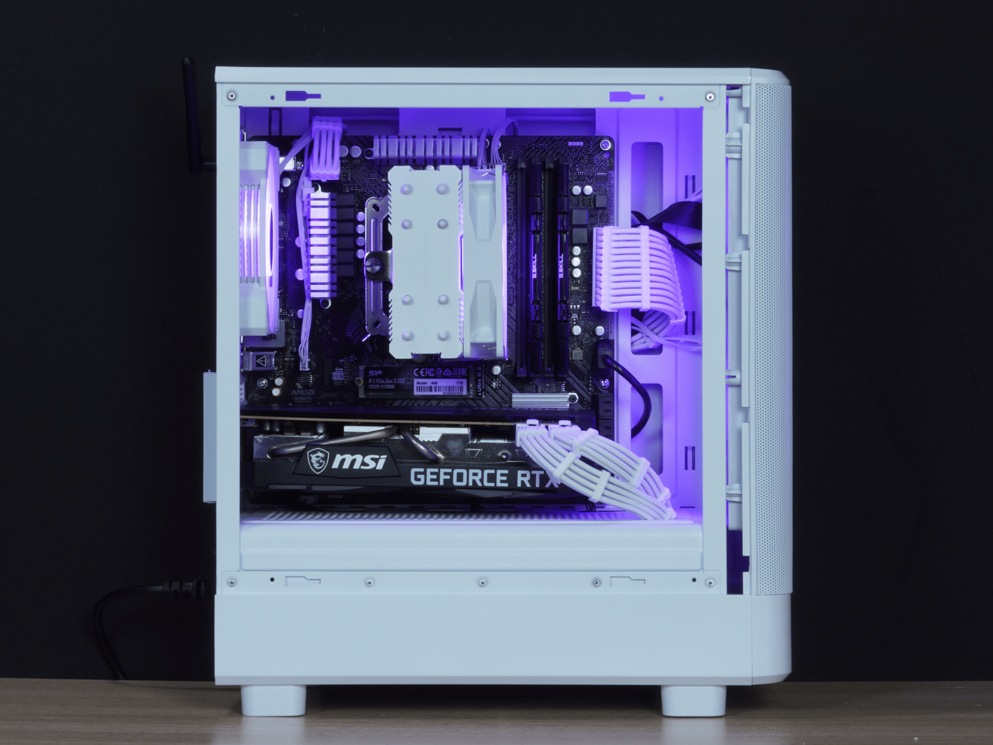 ☂️RAIN☂️RTX 3060 Ti, Ryzen 5 5500, 16GB DDR4 RAM, 1TB SSD w/ Wifi |1080p Gaming PC|