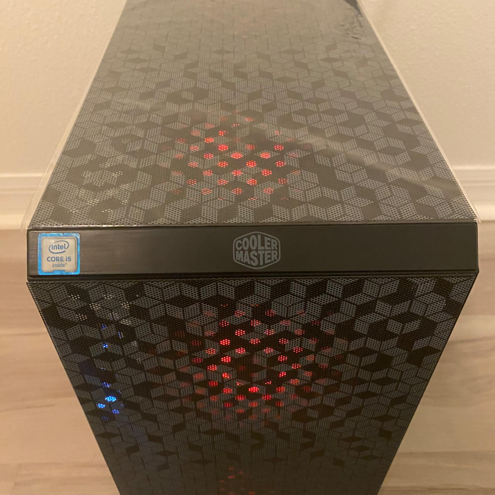 Gaming PC - GTX 1080, Intel i5-8600, 1TB SATA SSD, 500GB HDD, 16GB DDR4, Windows 10, ARGB, WiFi