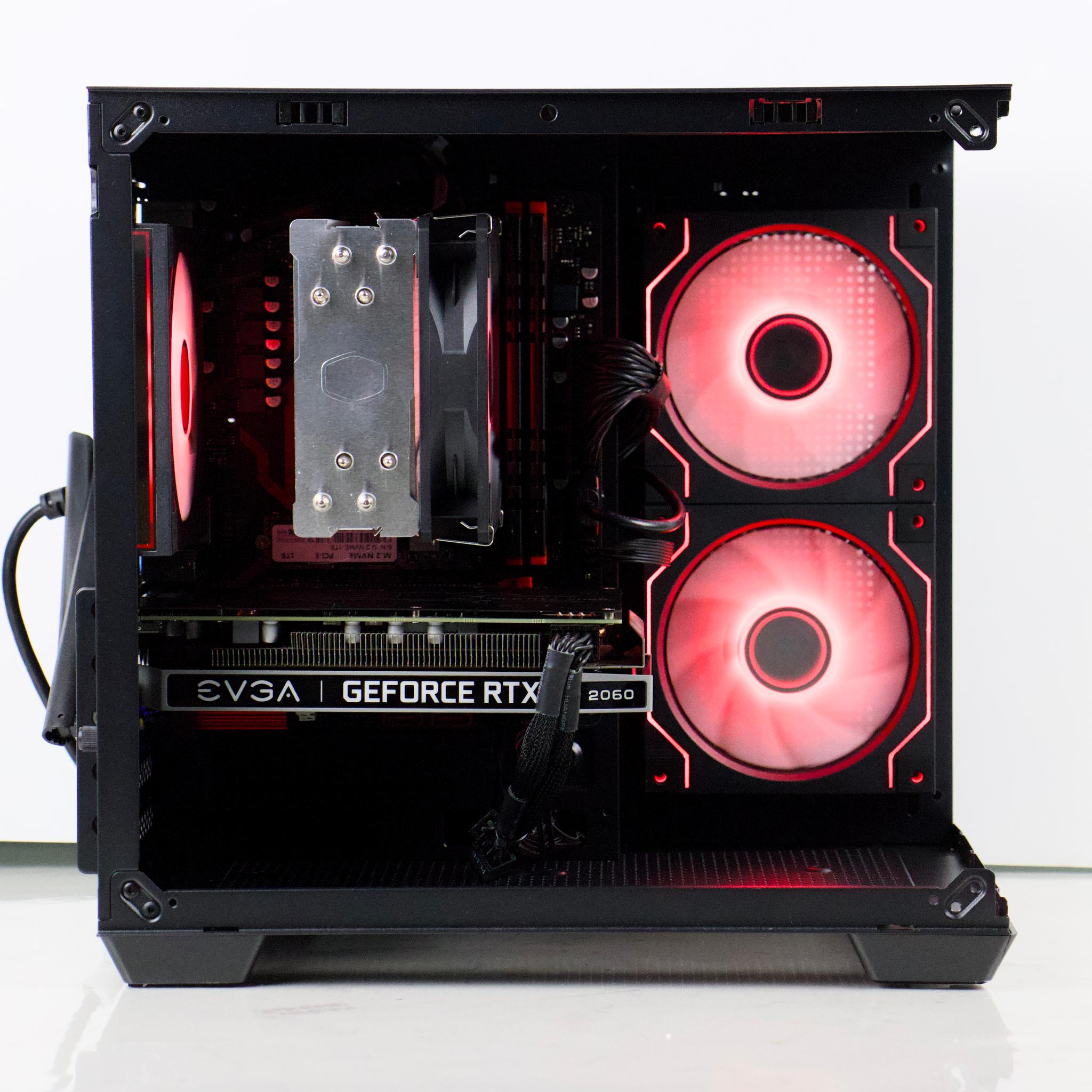 ⚫️🔴1080P Gaming PC – RTX 2060, Ryzen 5 3600, 16GB RAM, 1TB SSD - RGB, WiFi🔴⚫️