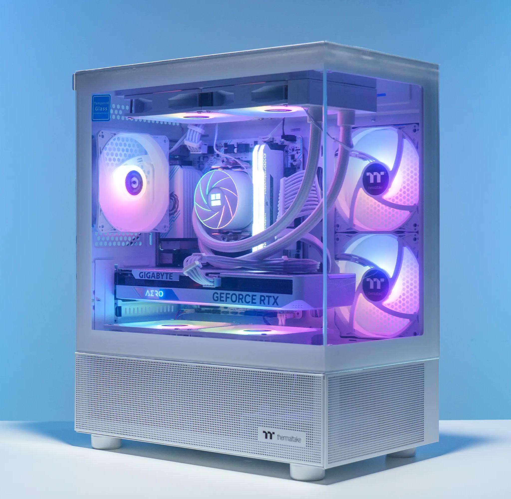 White Gaming PC | RTX 4060 | Ryzen 5 5600x | 32GB DDR5 | 1TB m.2 | Watercooled | RGB