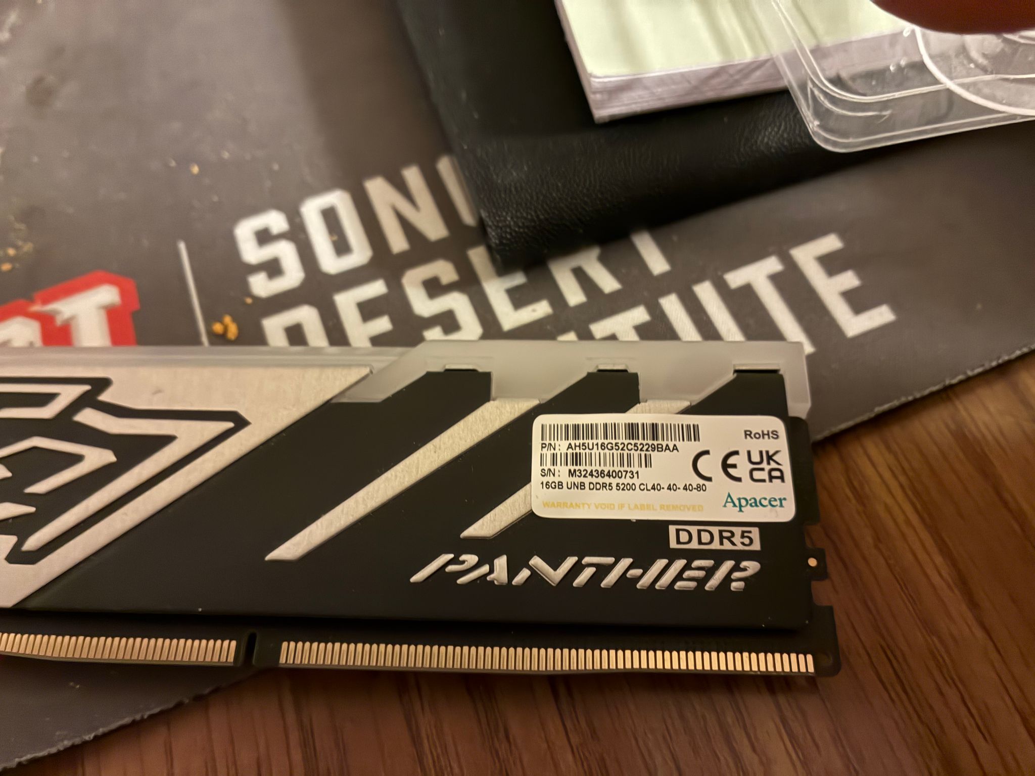 Apacer PANTHER RGB DDR5 Gaming Memory