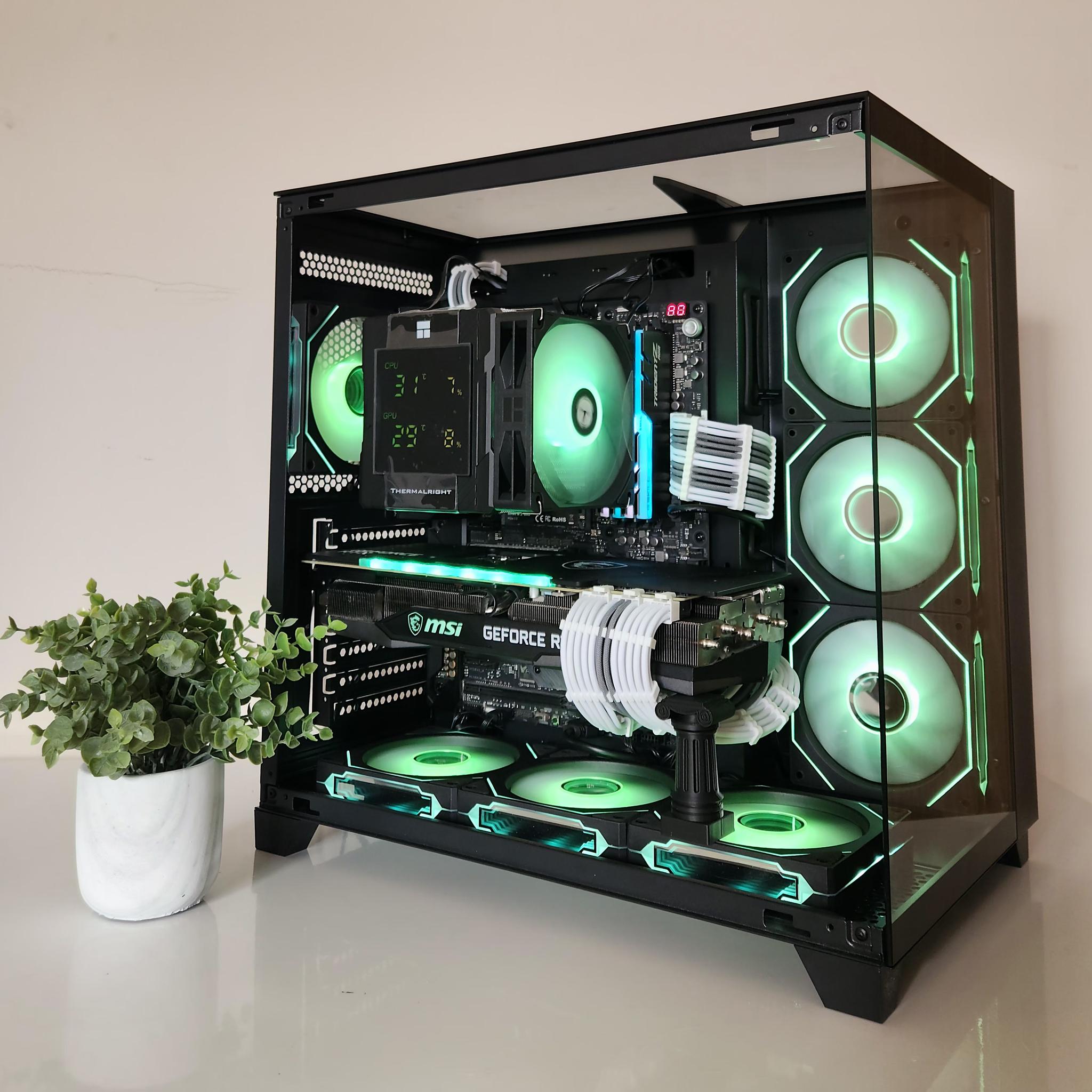 RTX3080 | I9 9900k | 32GB DDR4 | Ultimate 1440p Gaming PC | Win 11 Home \ BT | Black Build