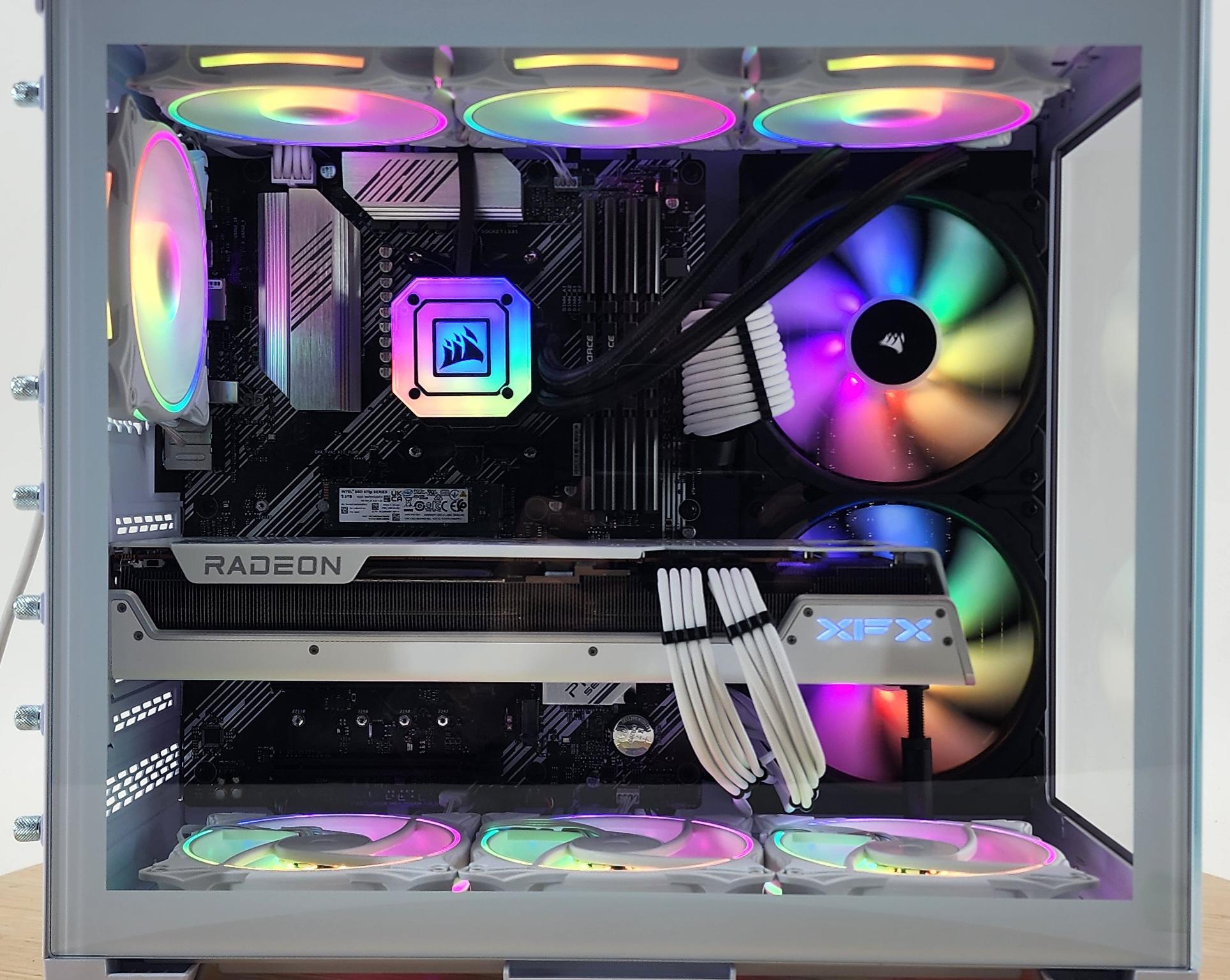Gaming PC Ryzen 7 5700X3D 32GB RAM 2TB SSD RX 7900 XT 20GB Windows 11 Computer