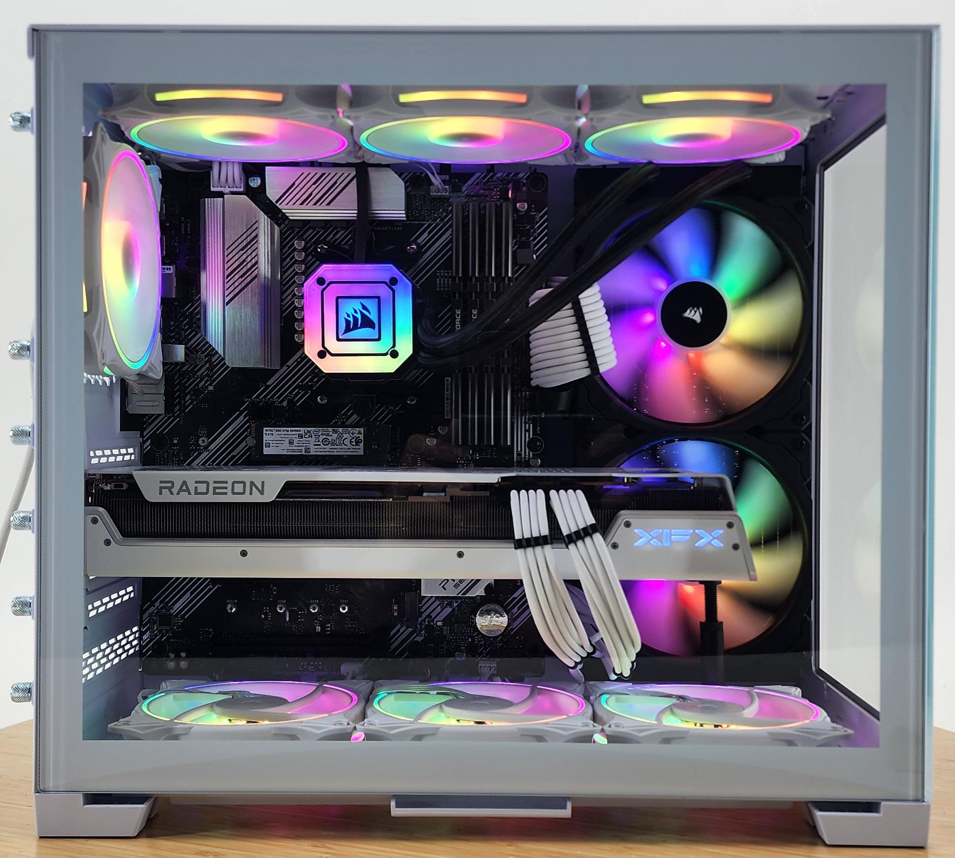 Gaming PC Ryzen 7 5700X3D 32GB RAM 2TB SSD RX 7900 XT 20GB Windows 11 Computer