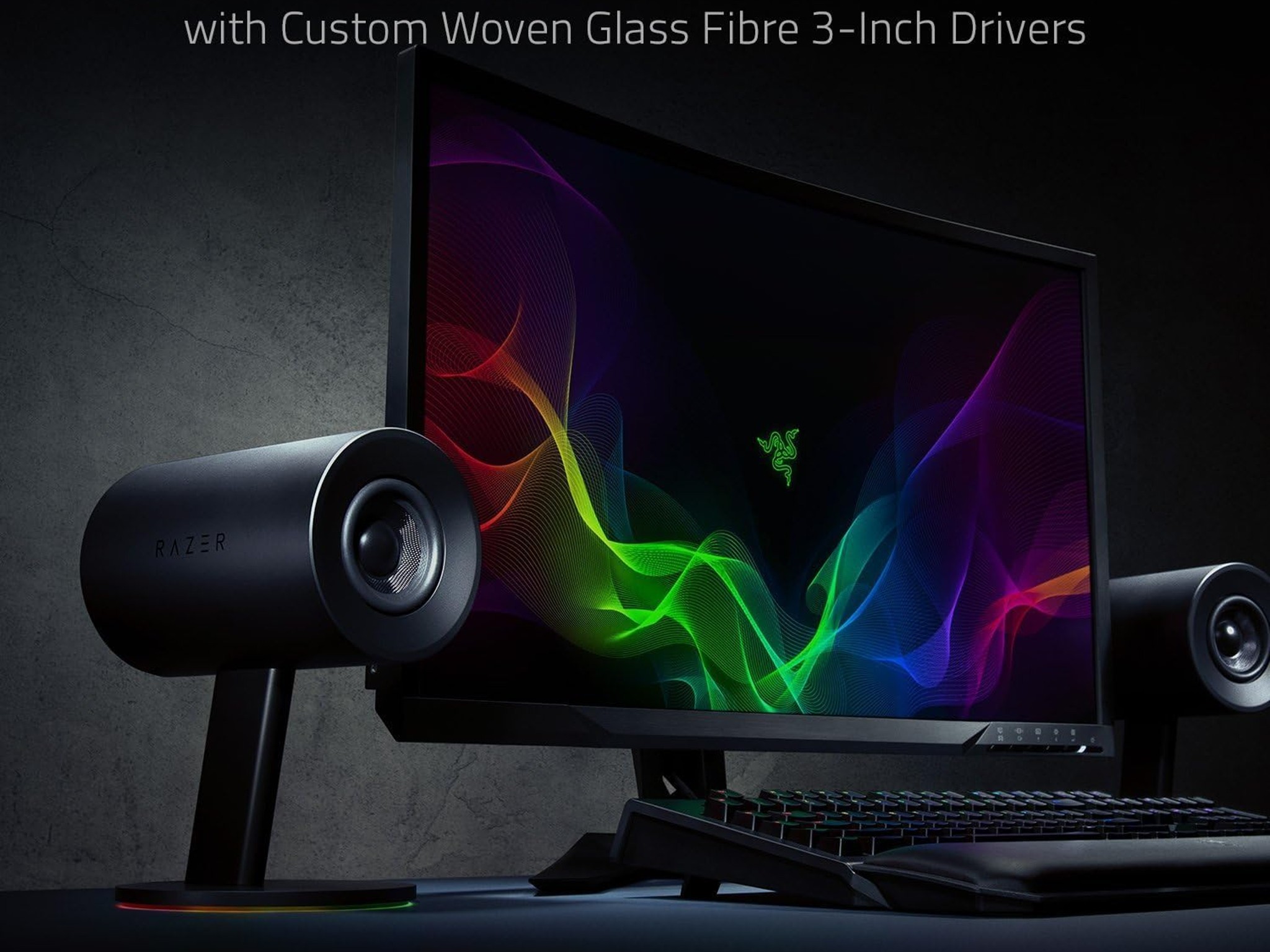 Razer - Nommo V2 X Full-Range 2.0 PC Gaming Speakers (2 Piece) - Black