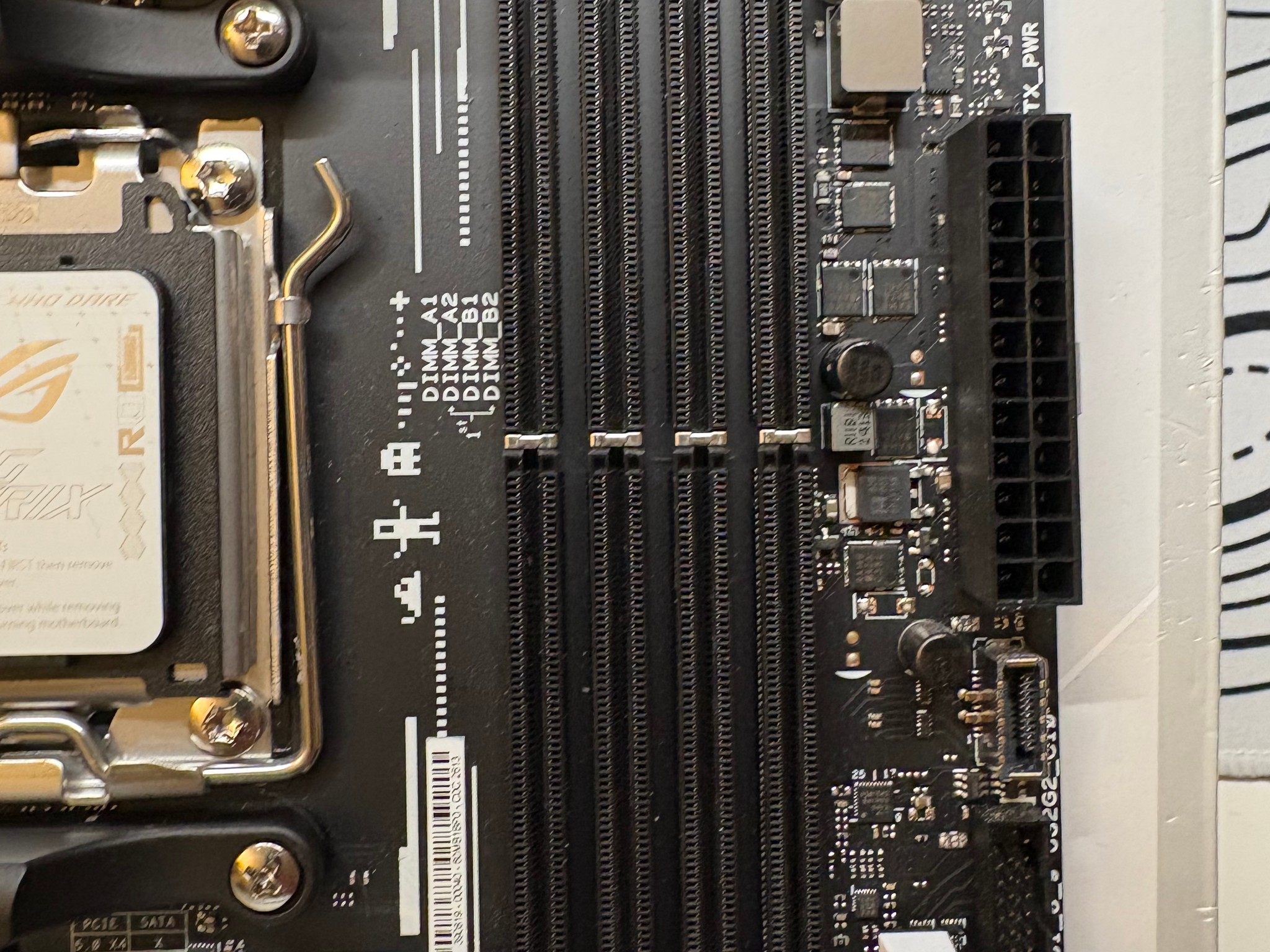 ASUS ROG STRIX B650-A-Gaming Wifi AM5 ATX Motherboard (White)