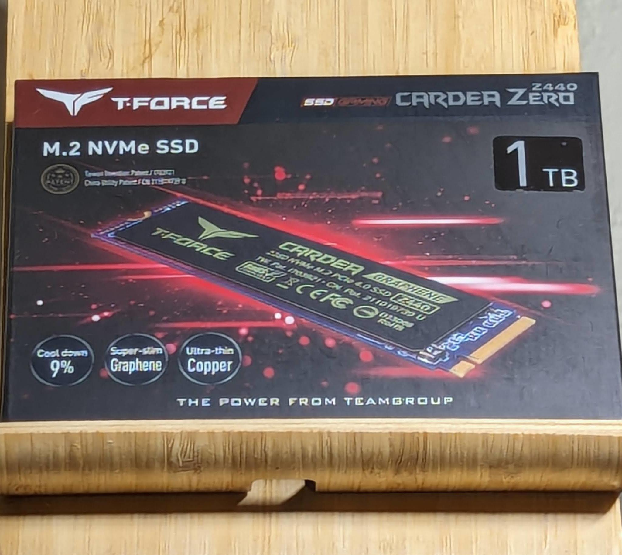 NEW TeamGroup Cardea Zero Z440 Graphene 1 TB M.2-2280 PCIe 4.0 X4 NVME SSD