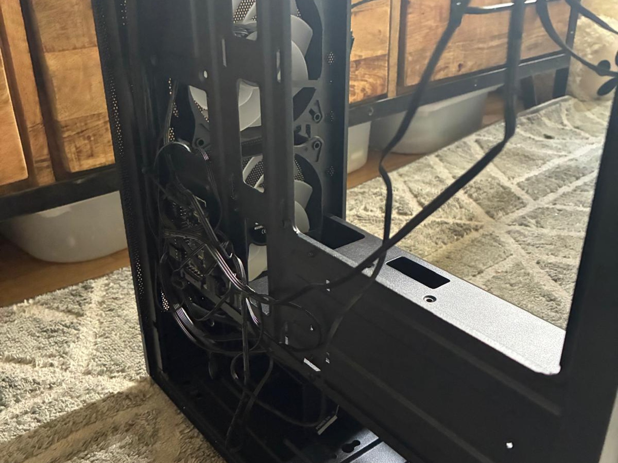 Sama ARGB-Q5-BK Black USB3.0 Tempered Glass Micro ATX