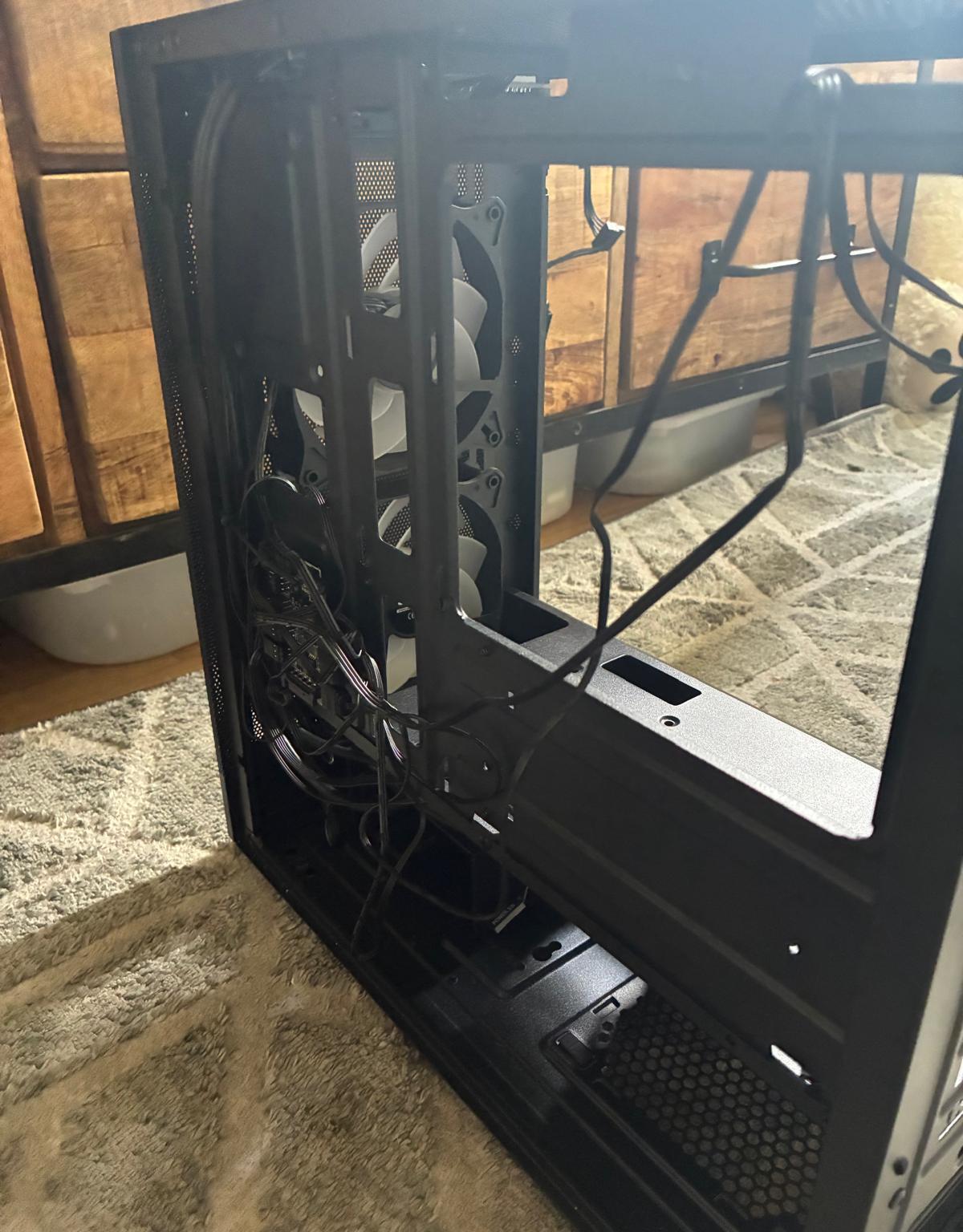 Sama ARGB-Q5-BK Black USB3.0 Tempered Glass Micro ATX