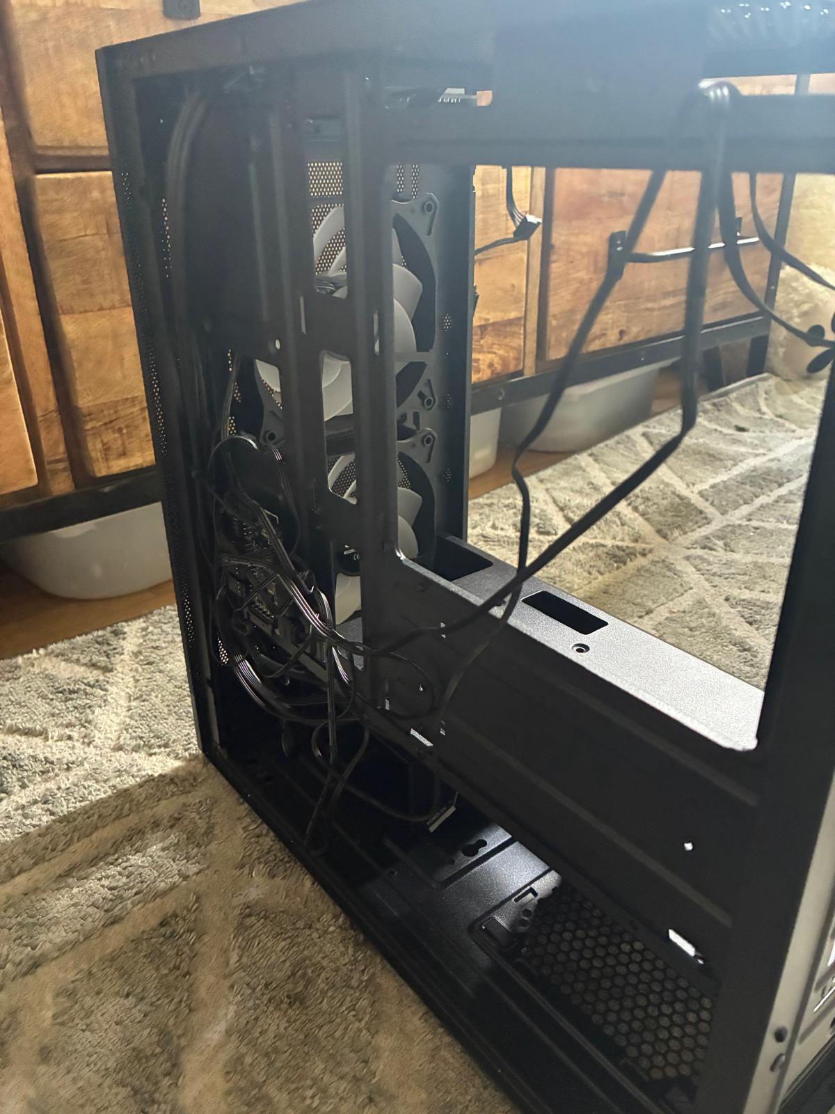 Sama ARGB-Q5-BK Black USB3.0 Tempered Glass Micro ATX