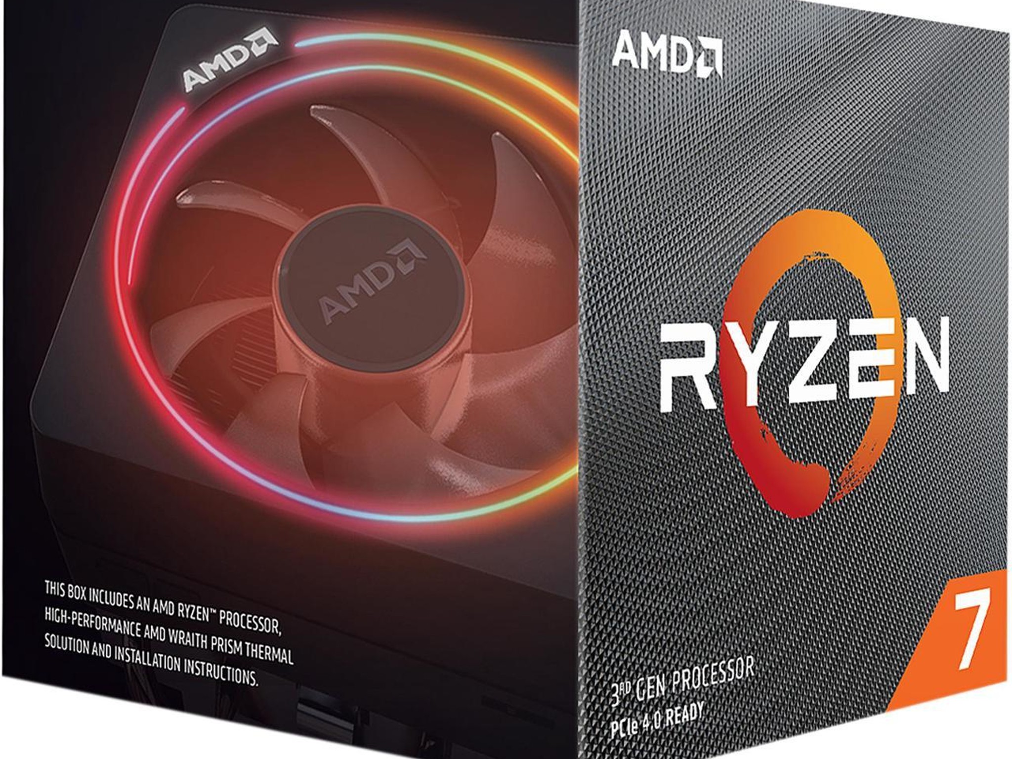 AMD RYZEN 7 3700X  8-Core  16-Thread 3.6 GHz 4.4 GHz Max Boost Socket AM4 Desktop Processor