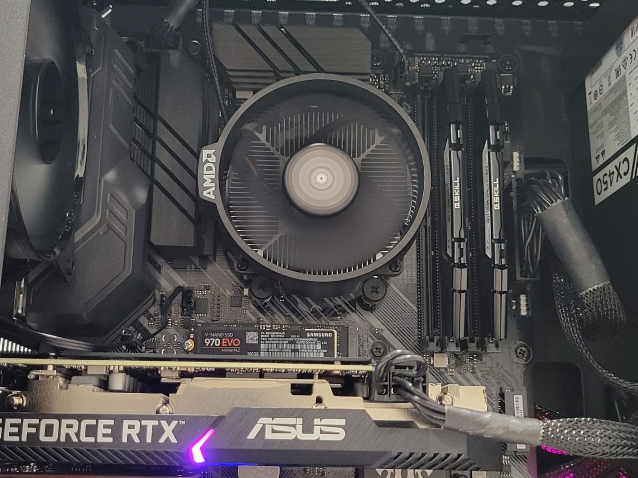 Prebuilt AMD Ryzen 5 5500 / RTX 3060 Gaming PC – 16GB RAM, 500GB NVMe, RGB Keyboard + Mouse